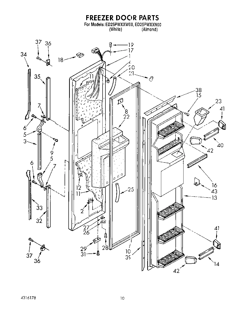 07 - FREEZER DOOR