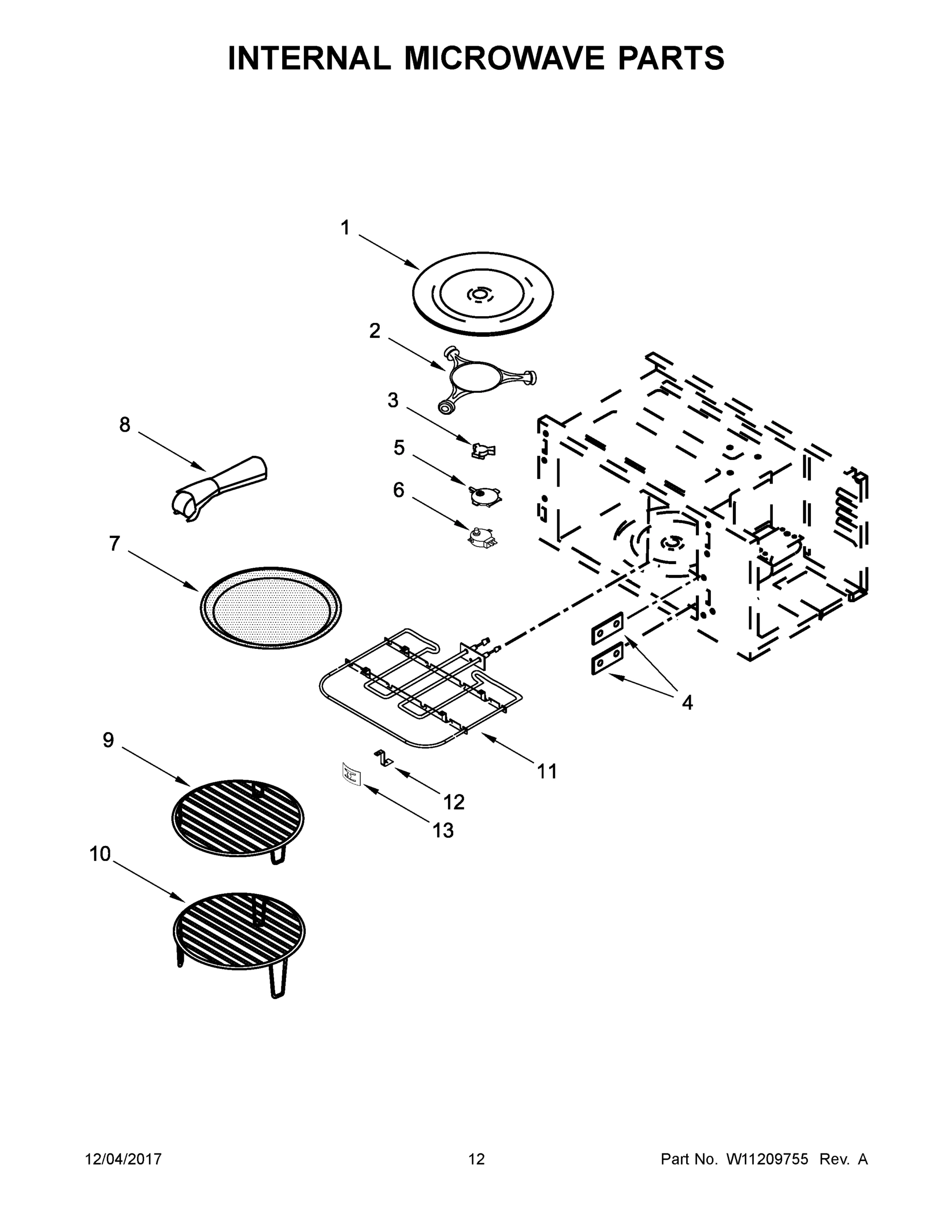 07 - INTERNAL MICROWAVE PARTS