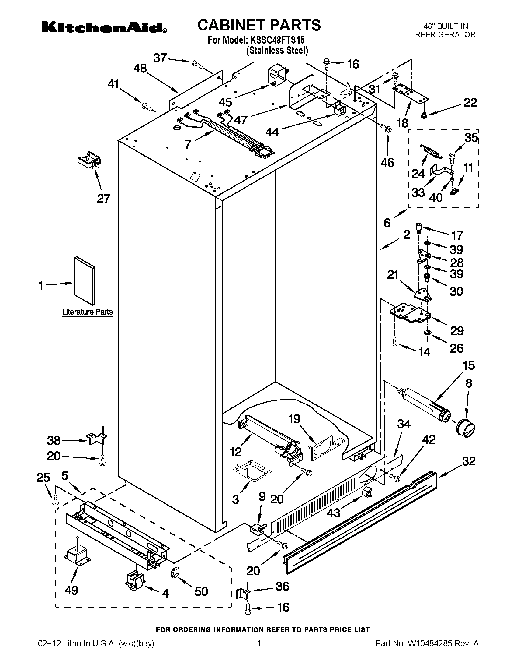 01 - CABINET PARTS