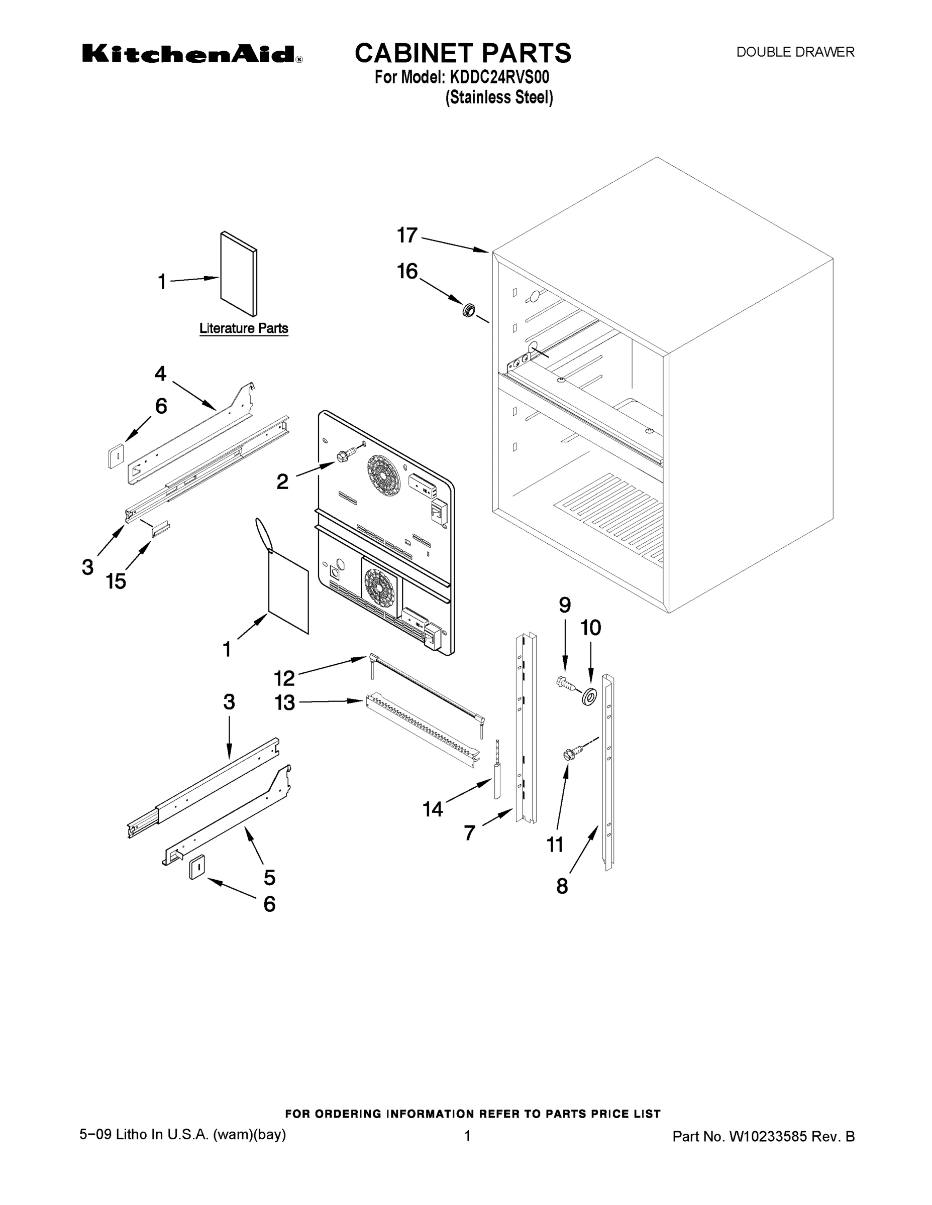 01 - CABINET PARTS
