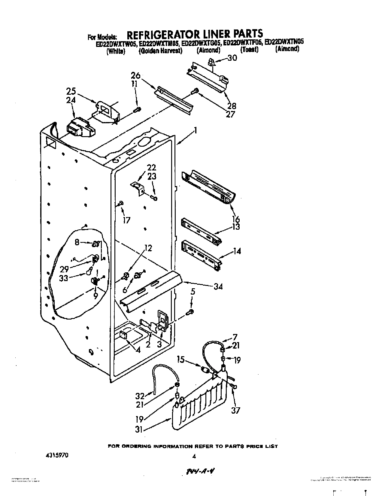 03 - REFRIGERATOR LINER