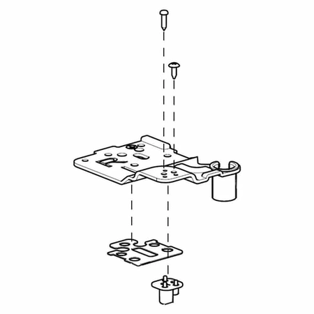 DA97-12991A Samsung Refrigerator Upper Hinge
