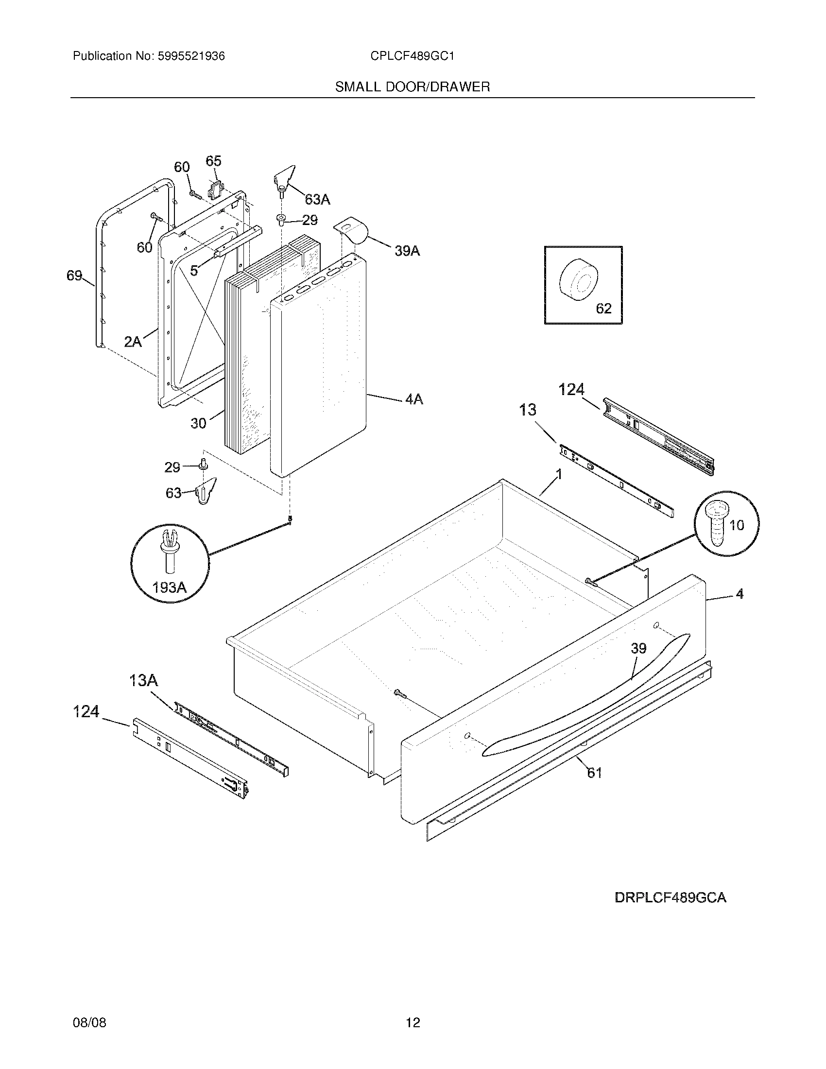 11 - DRAWER/SMALL DOOR