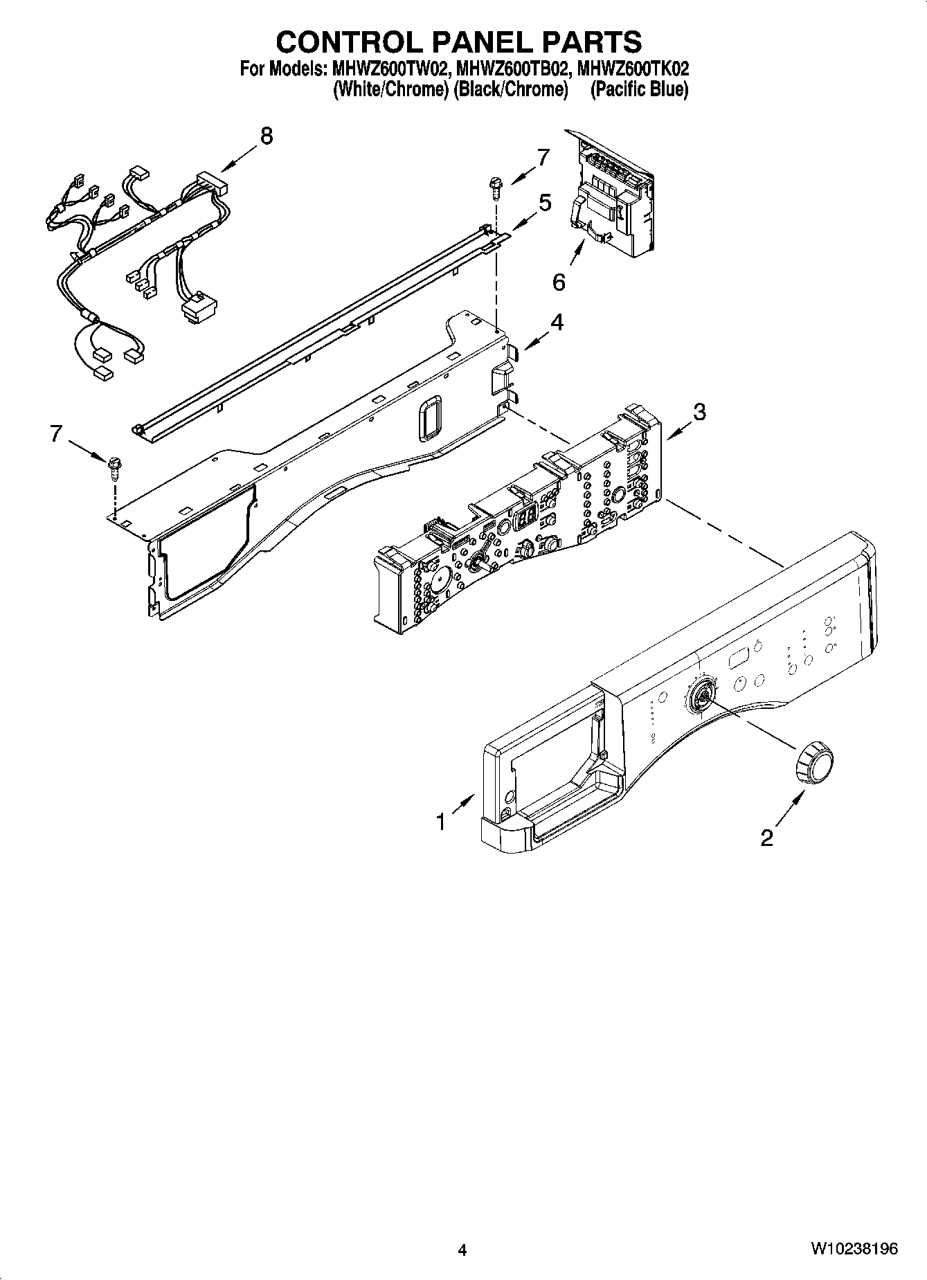 03 - CONTROL PANEL PARTS