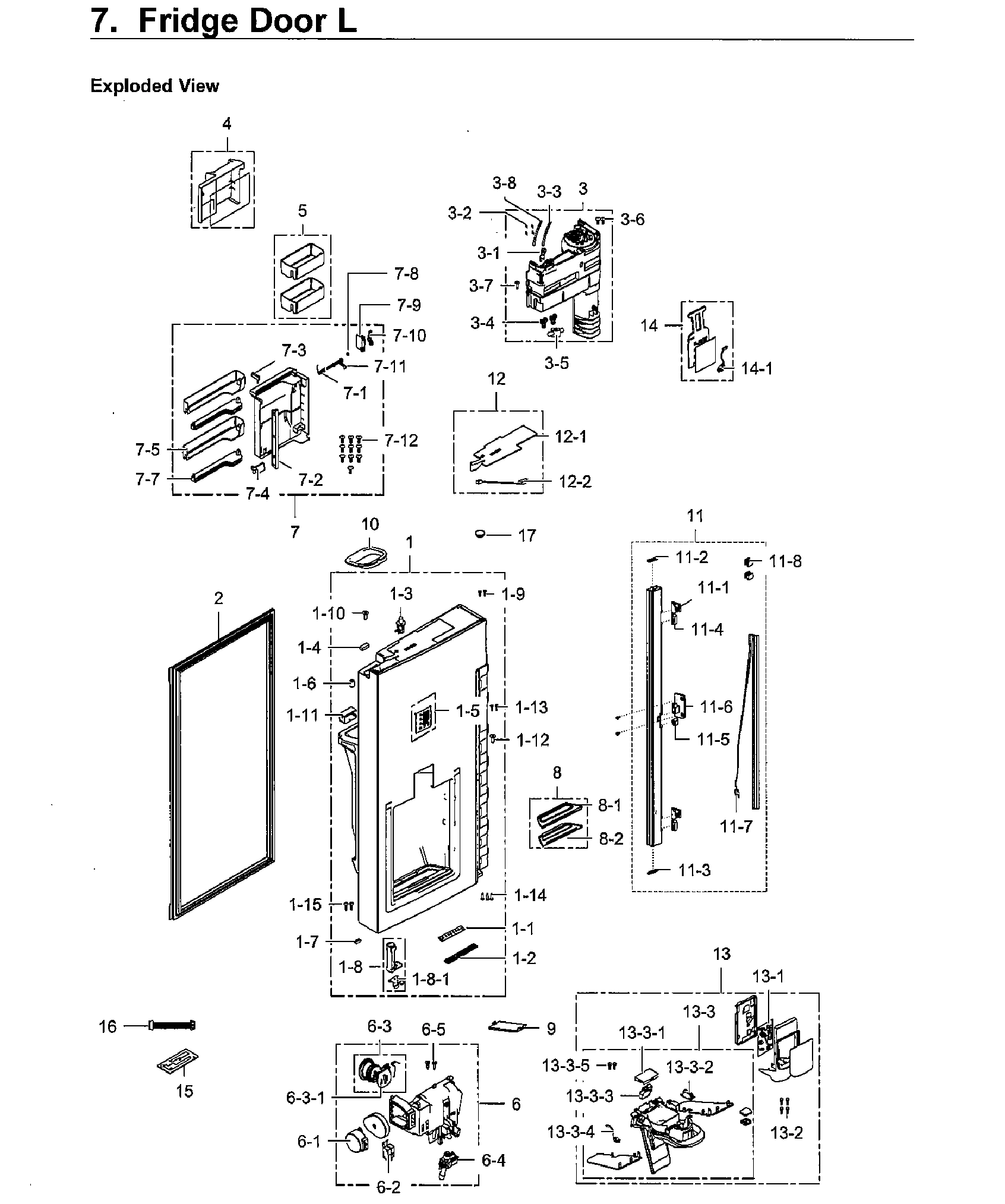 FRIDGE DOOR LT