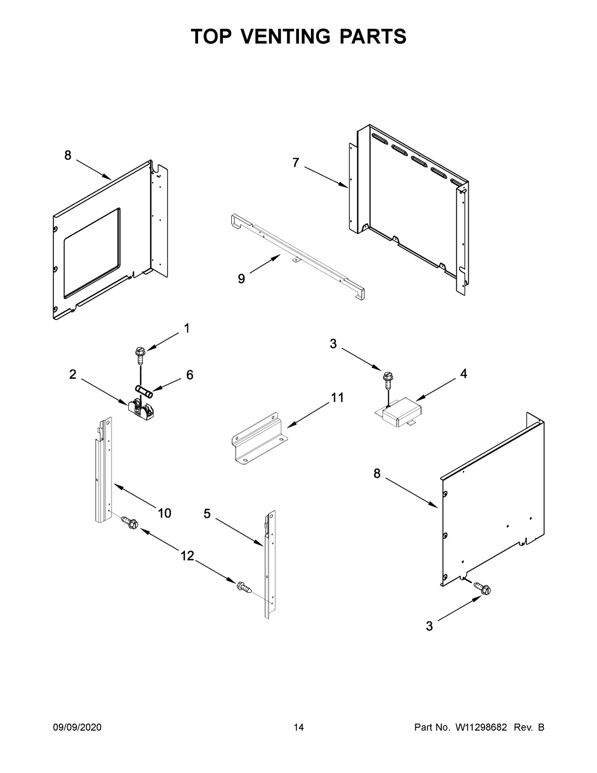 08 - TOP VENTING PARTS