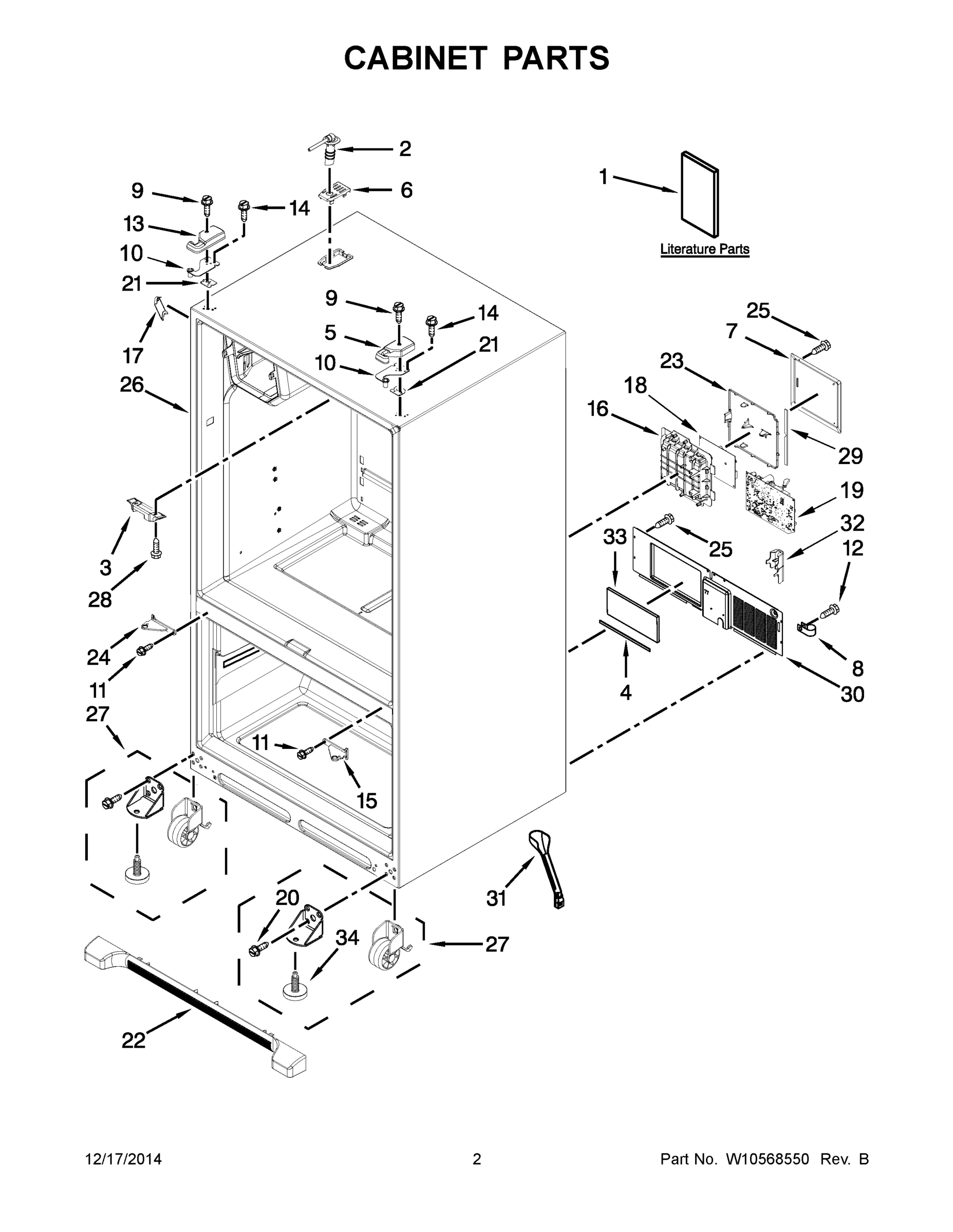 02 - CABINET PARTS