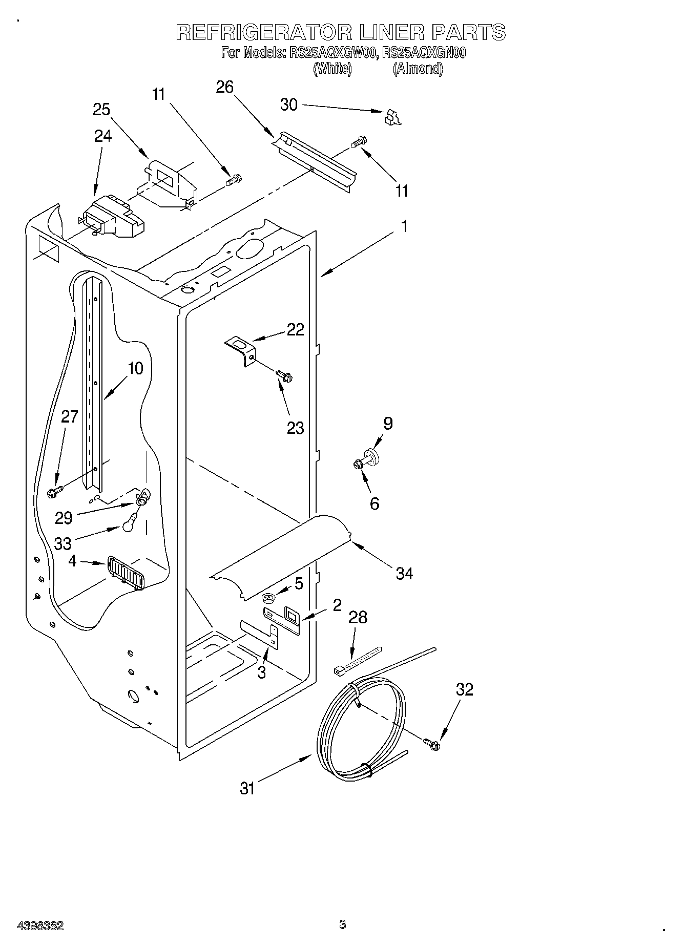 02 - REFRIGERATOR LINER