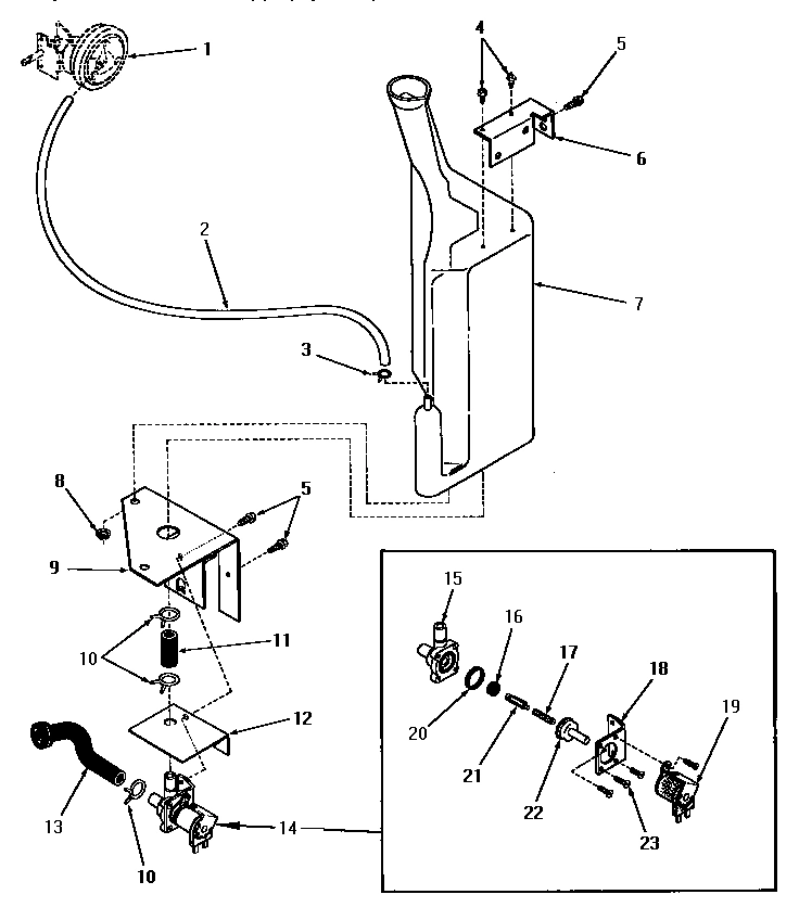 19 - RESERVOIR & DRAIN VALVE