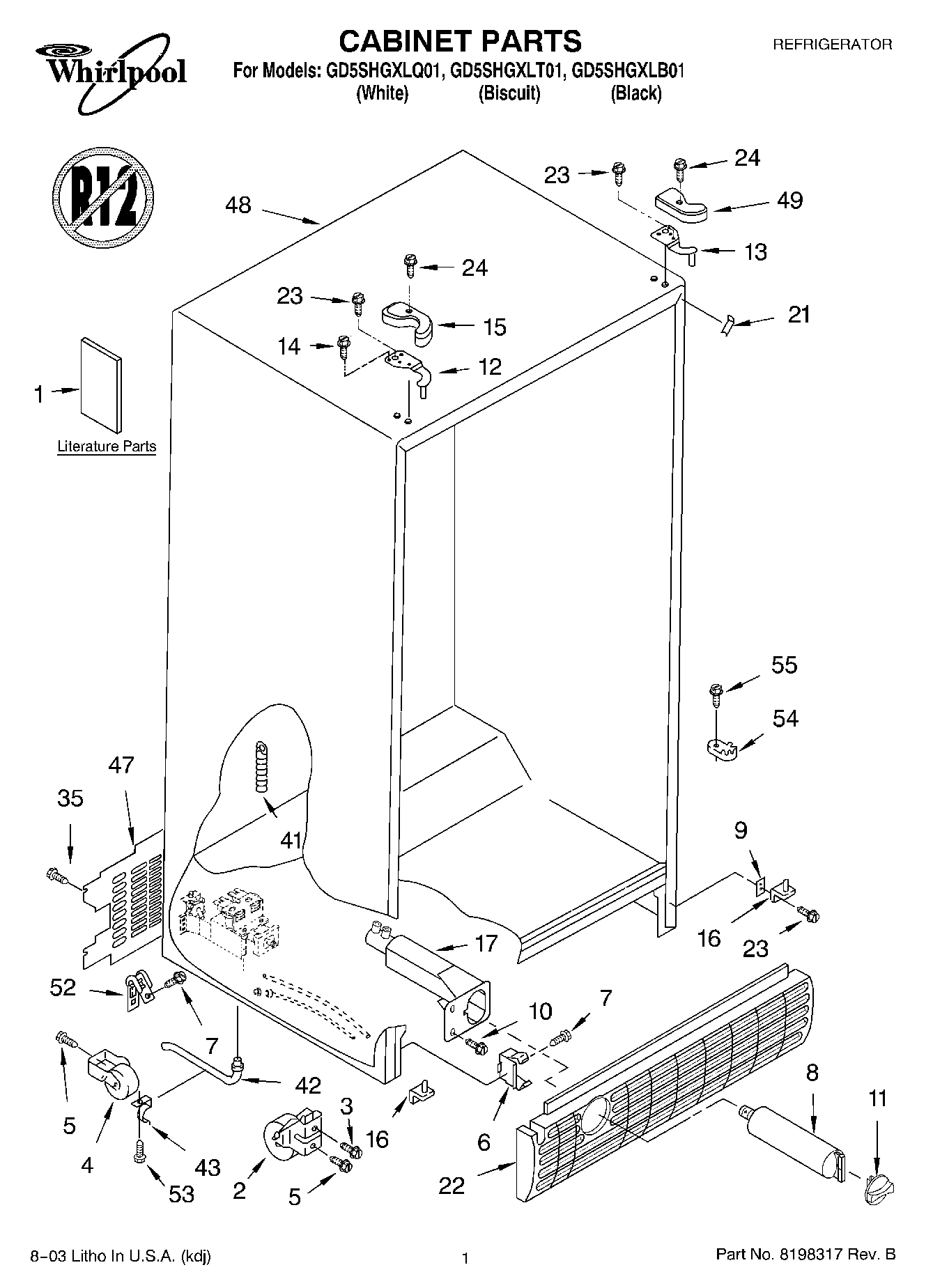01 - CABINET PARTS
