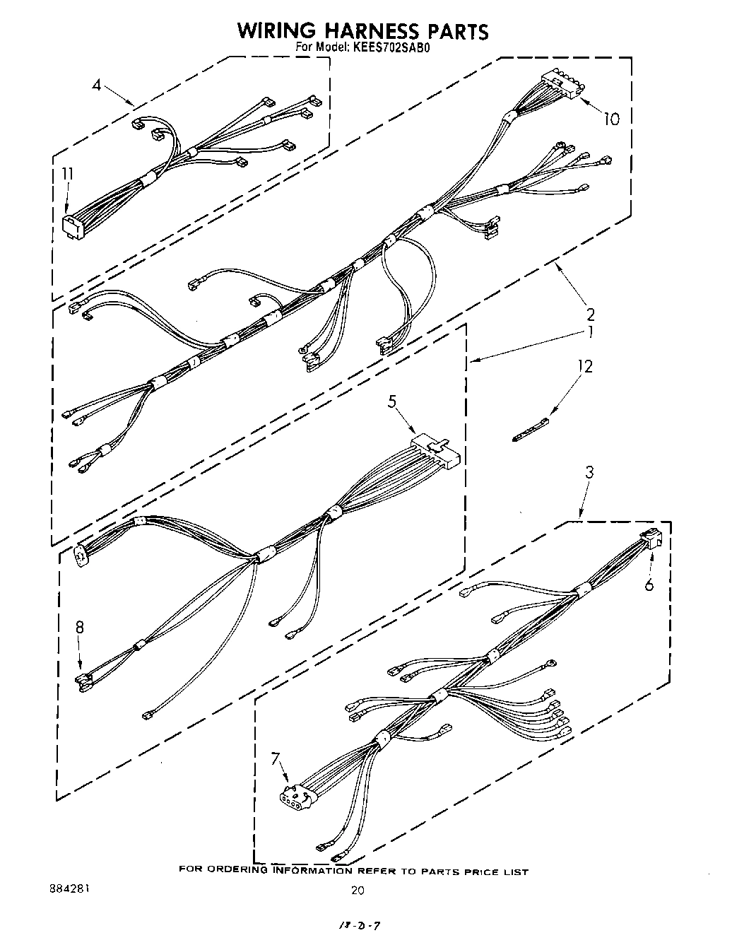 12 - WIRING HARNESS , LITERATURE AND OPTIONAL