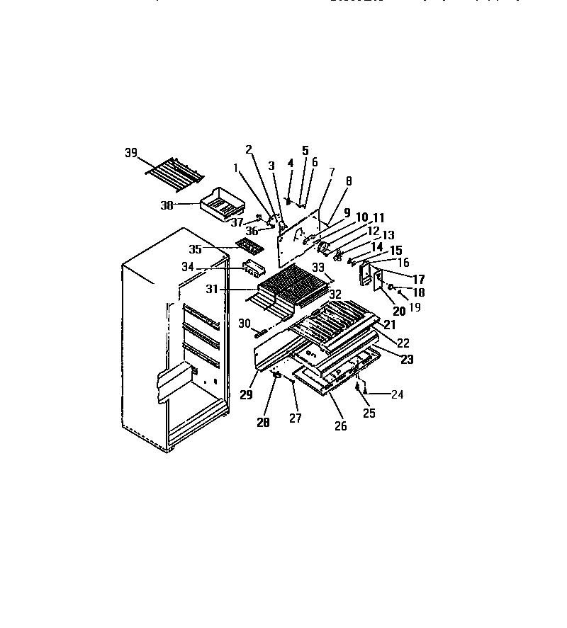 07 - INTERIOR FREEZER COMPARTMENT