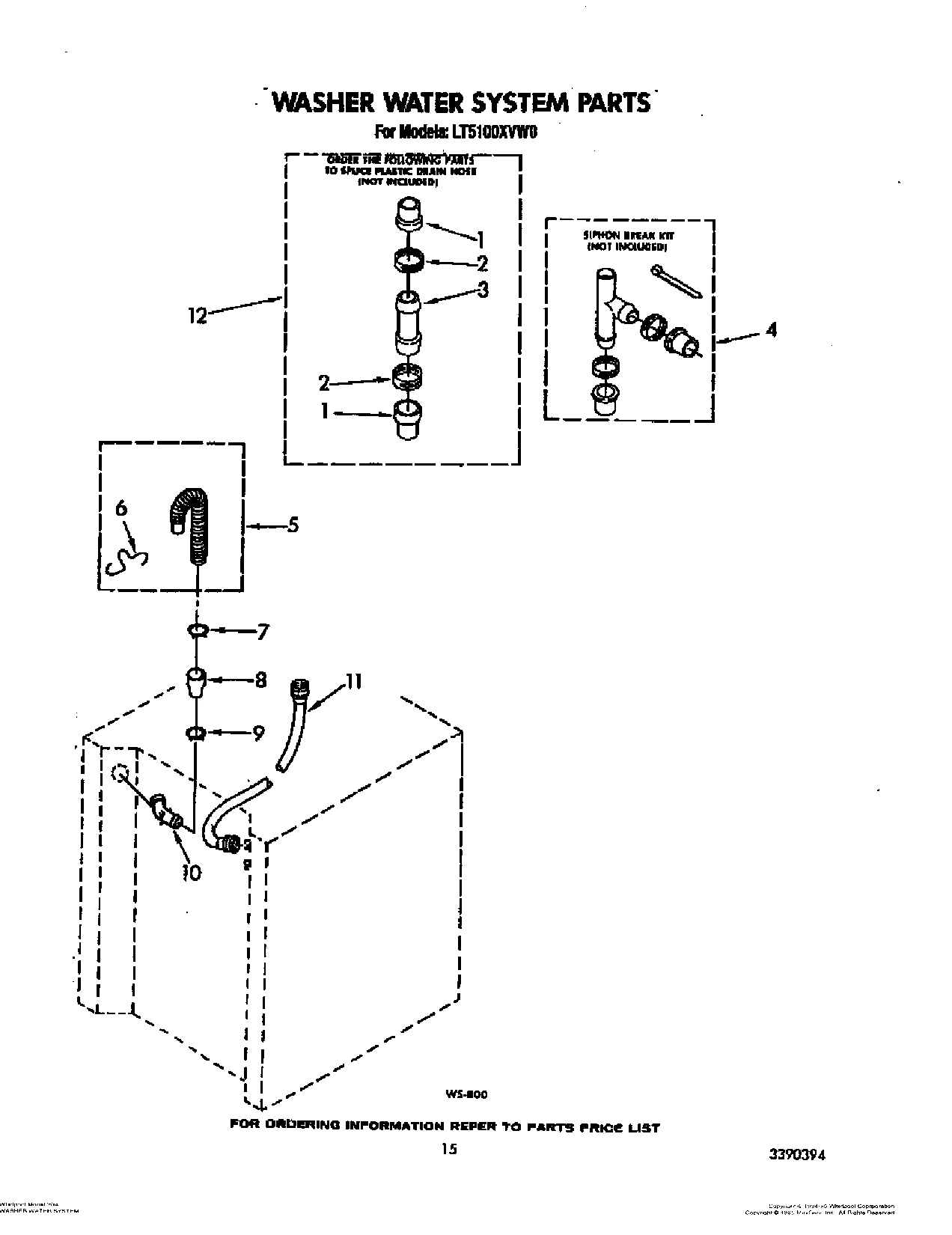 12 - WASHER WATER SYSTEM