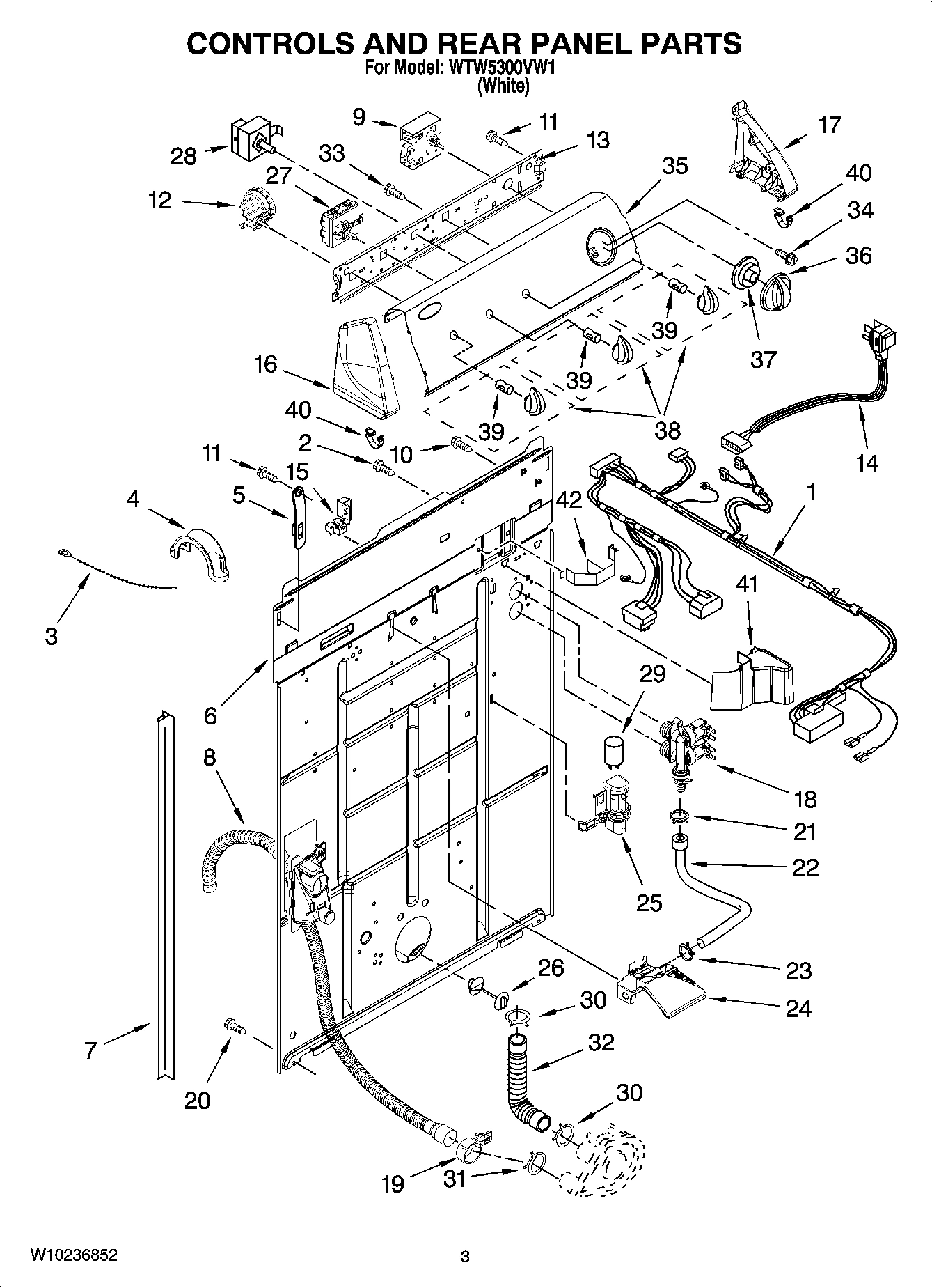 02 - CONTROLS AND REAR PANEL PARTS