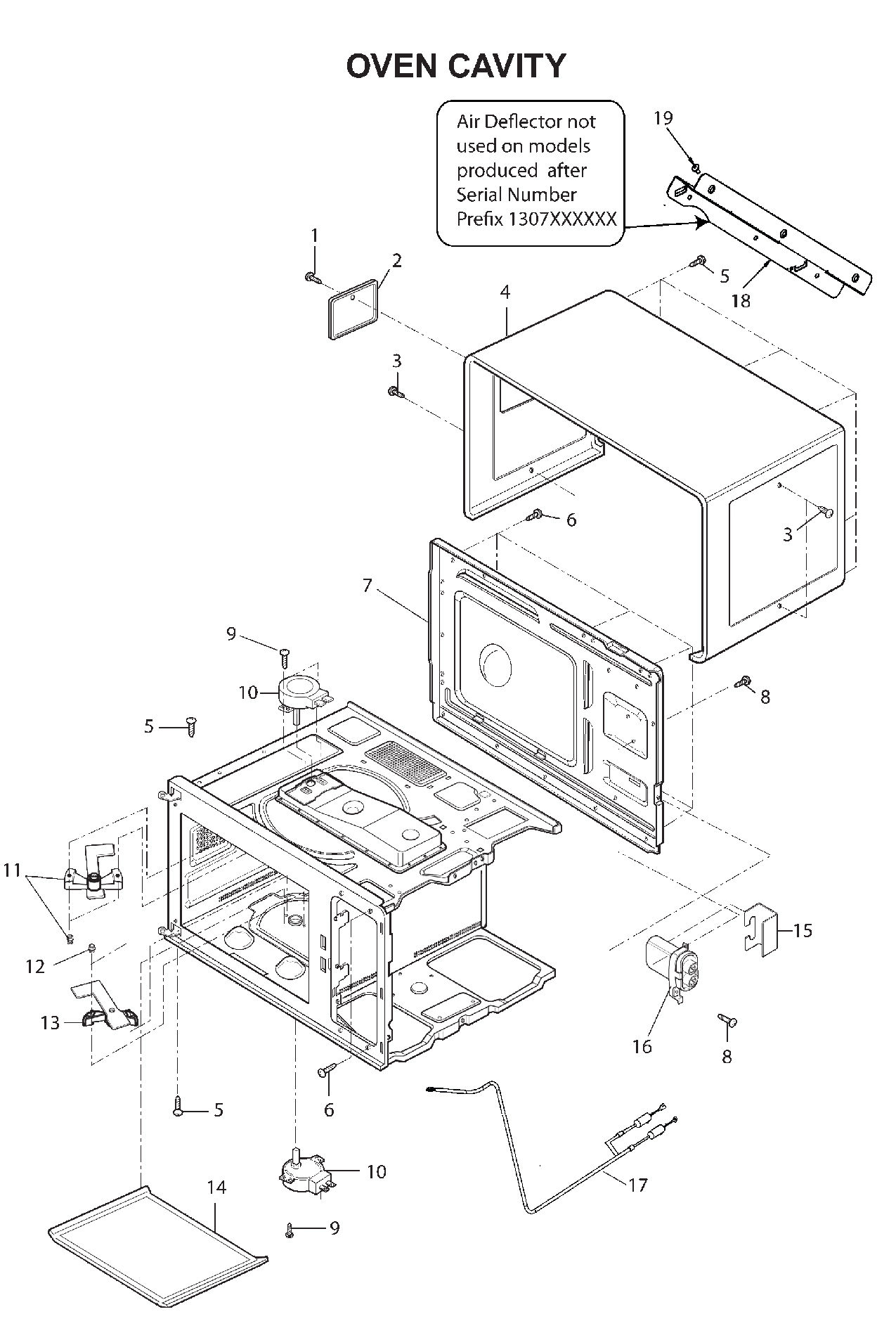 OVEN CAVITY