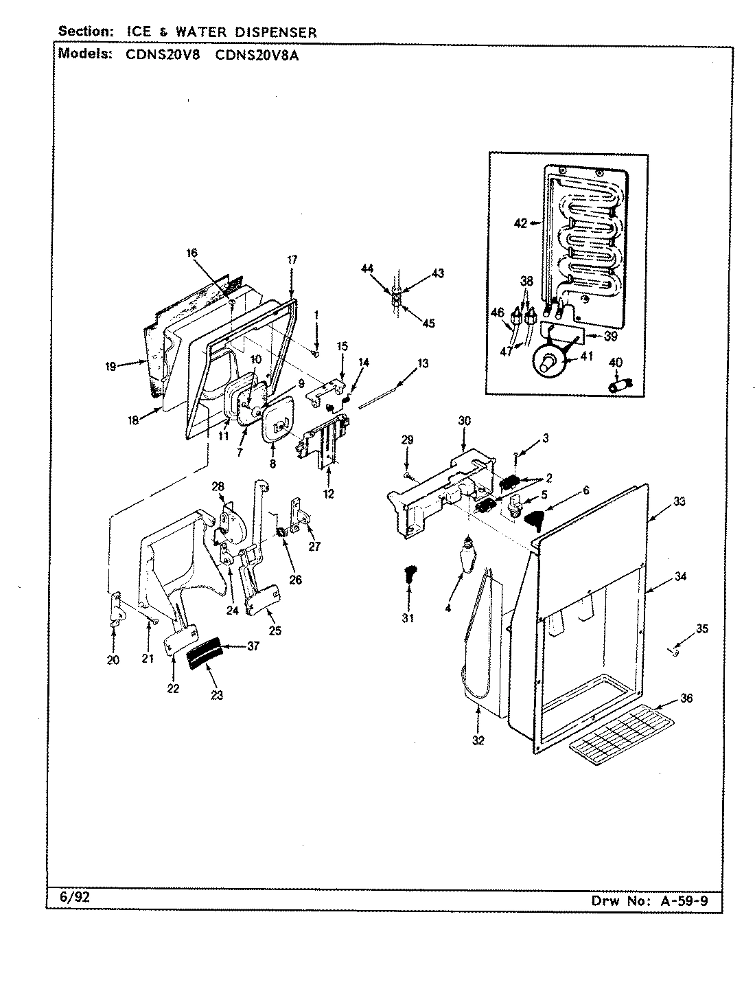 05 - ICE & WATER DISPENSER