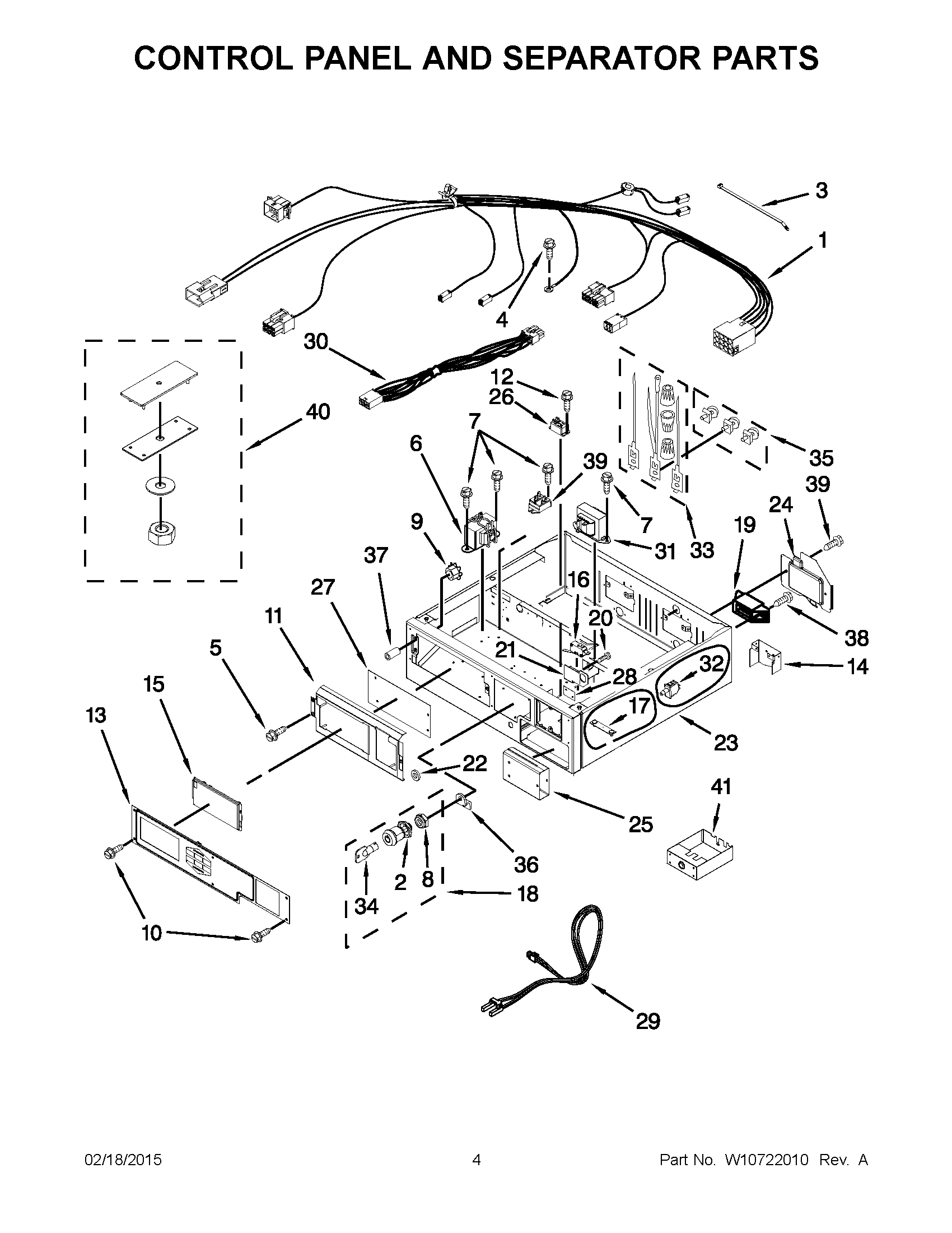 03 - CONTROL PANEL AND SEPARATOR PARTS