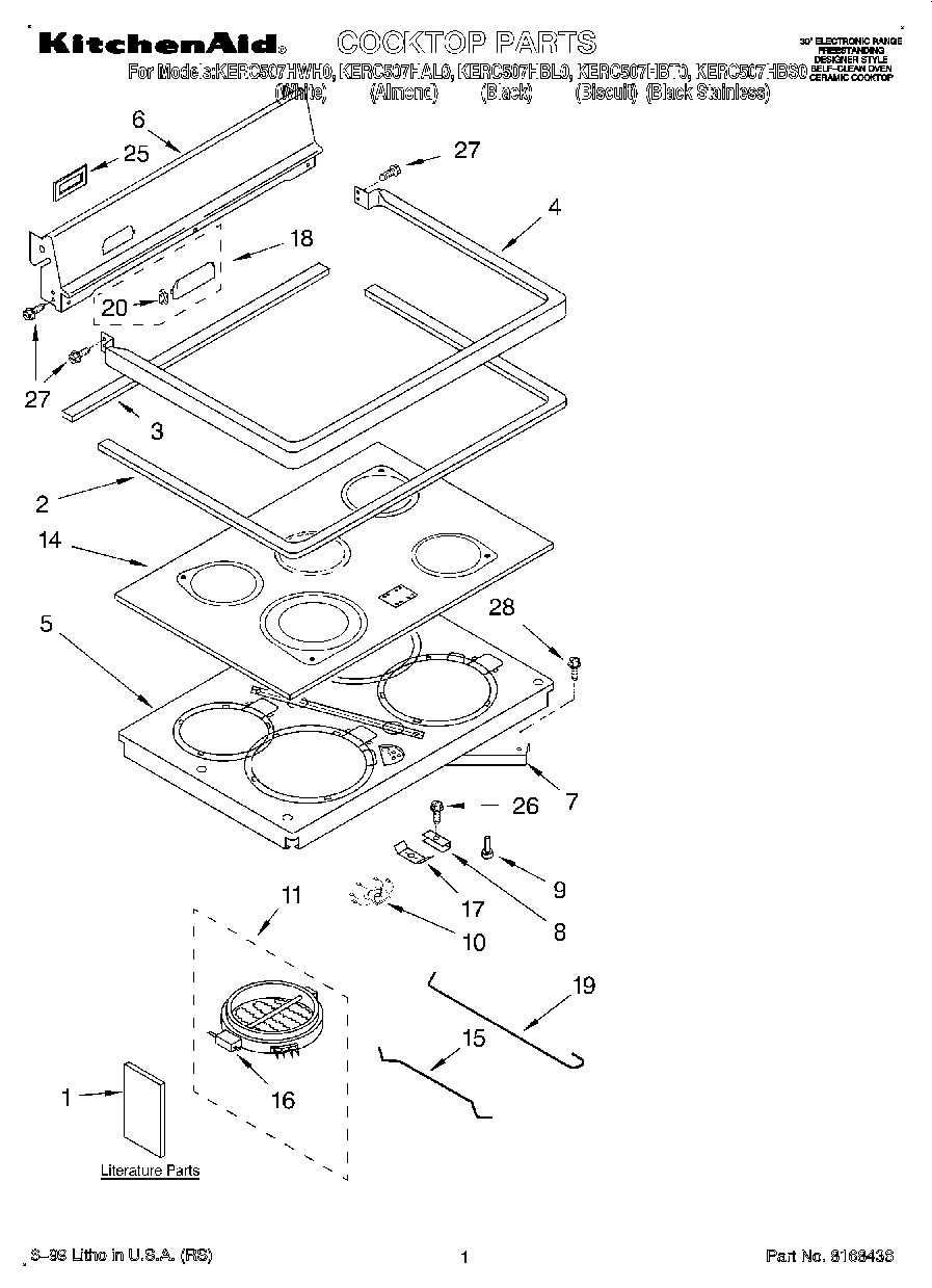 01 - COOKTOP, LITERATURE