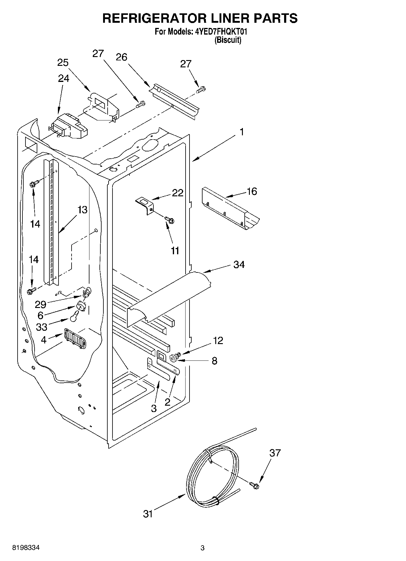 02 - REFRIGERATOR LINER