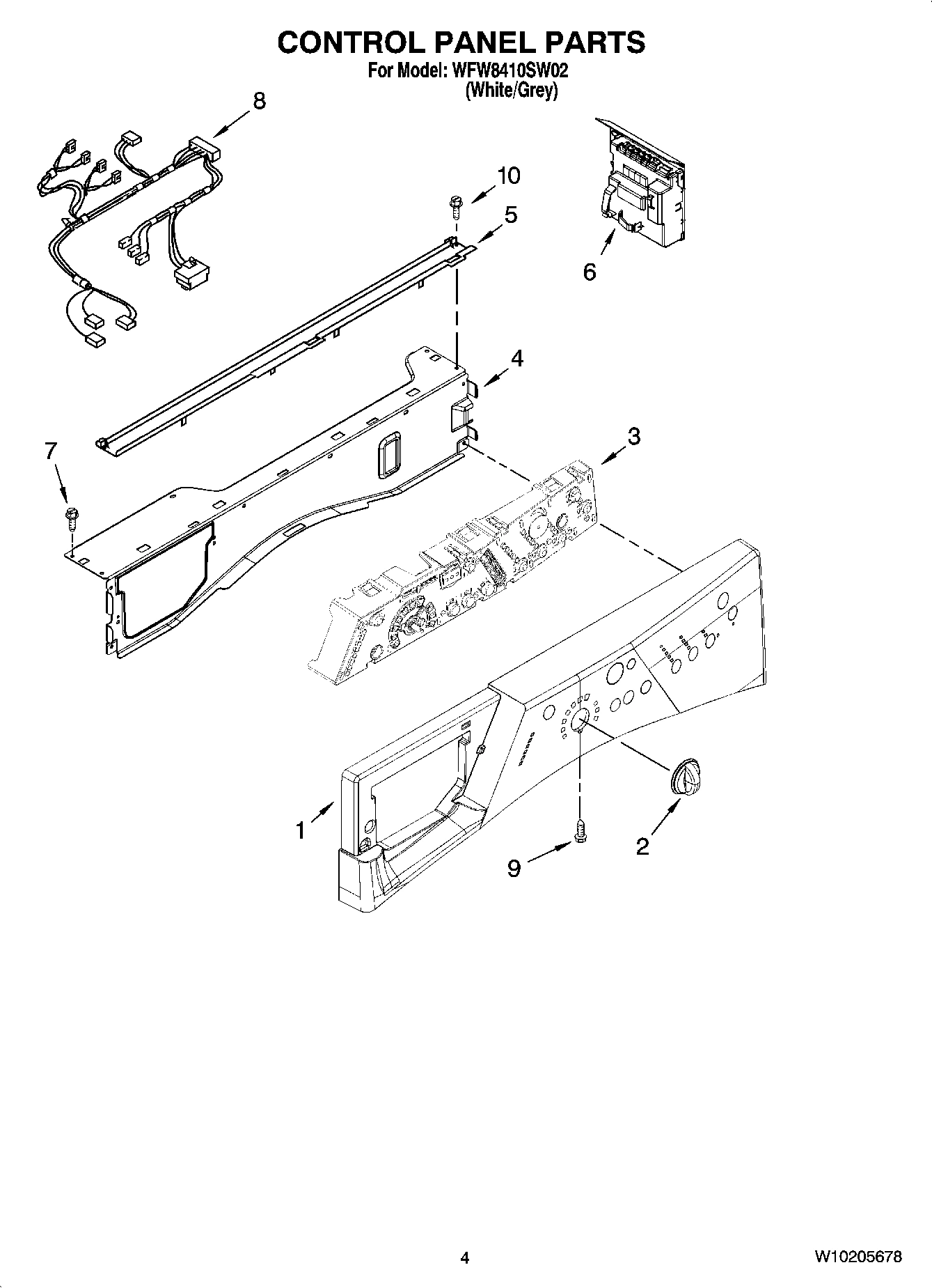 03 - CONTROL PANEL PARTS