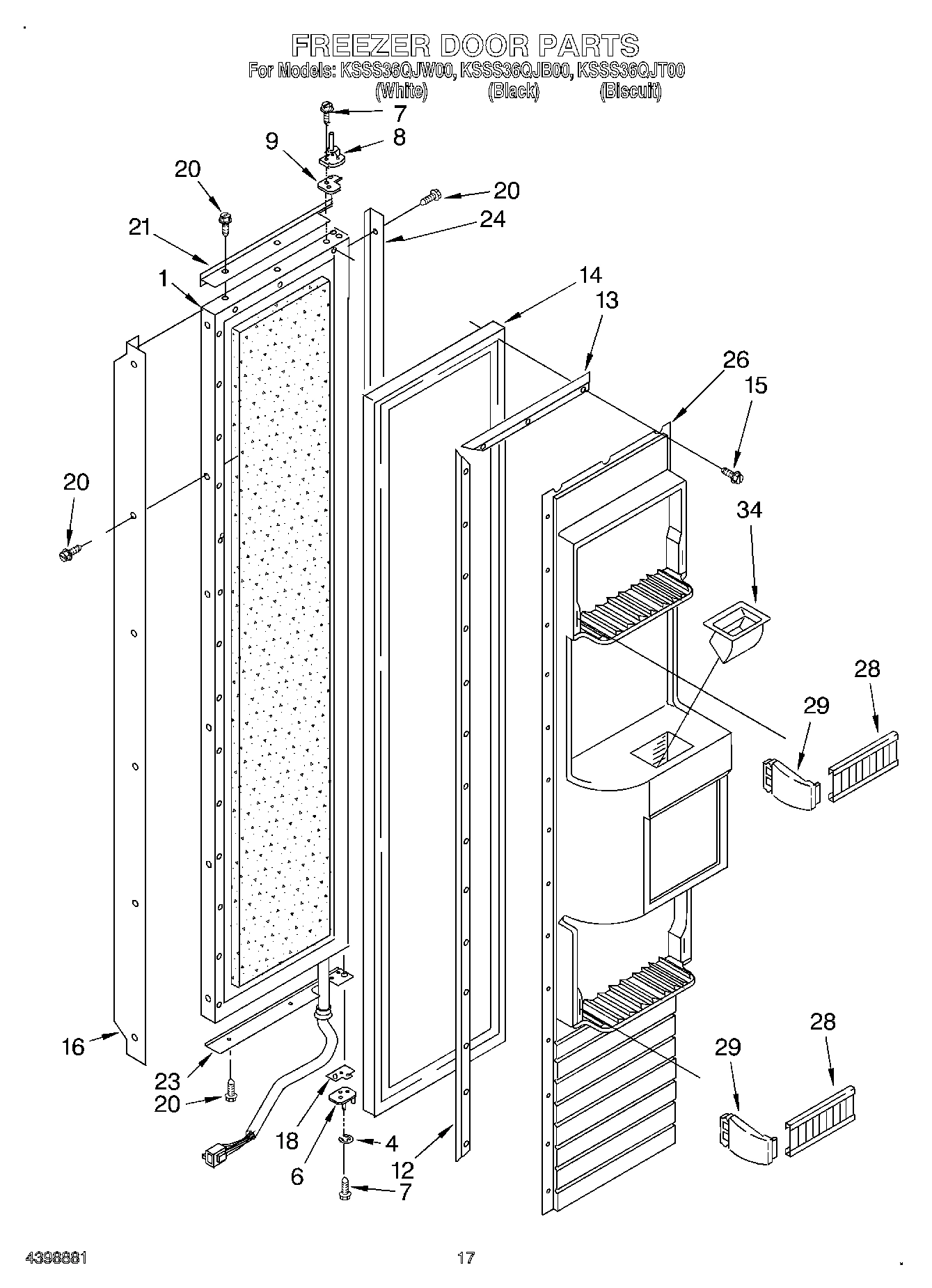 12 - FREEZER DOOR