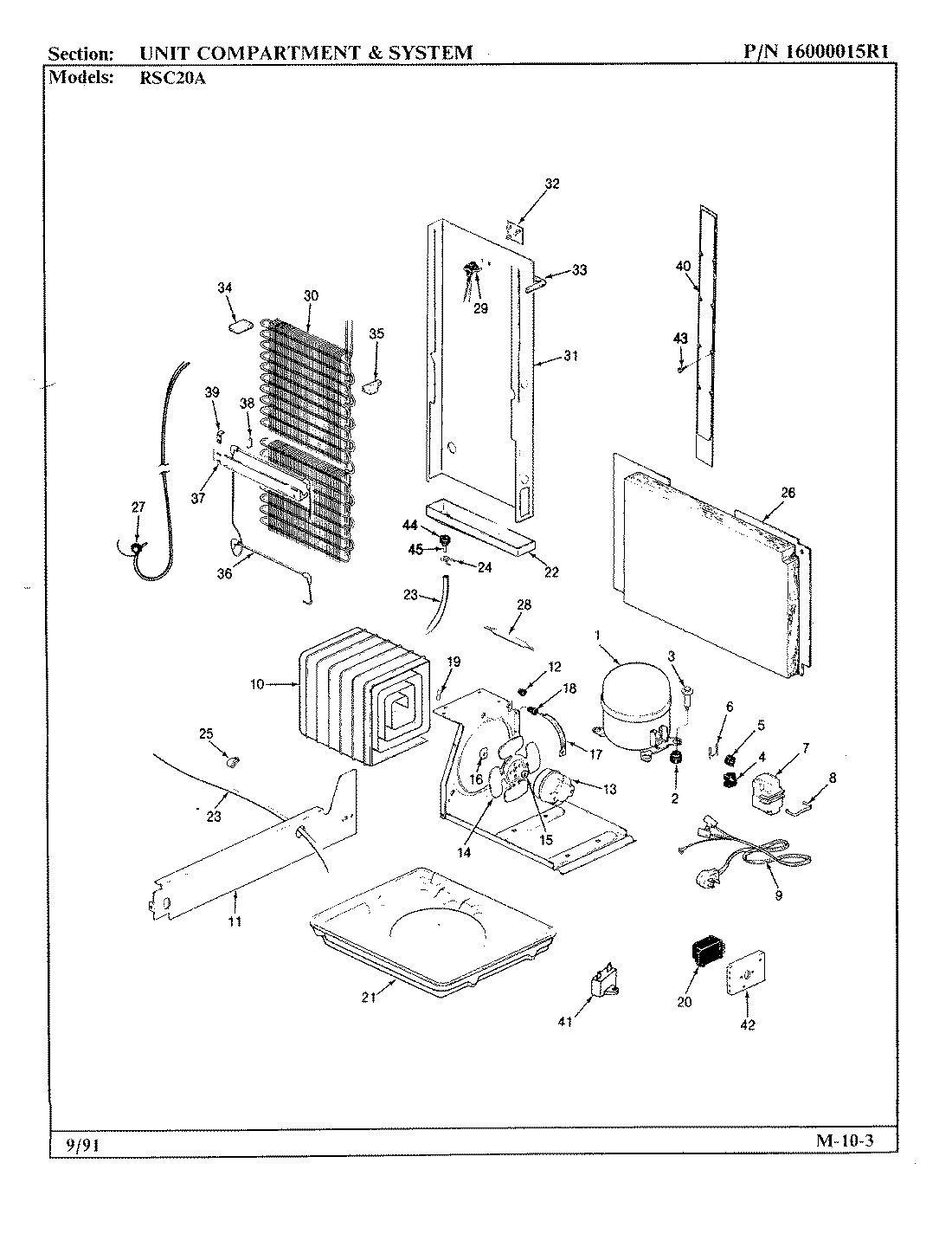 10 - UNIT COMPARTMENT & SYSTEM