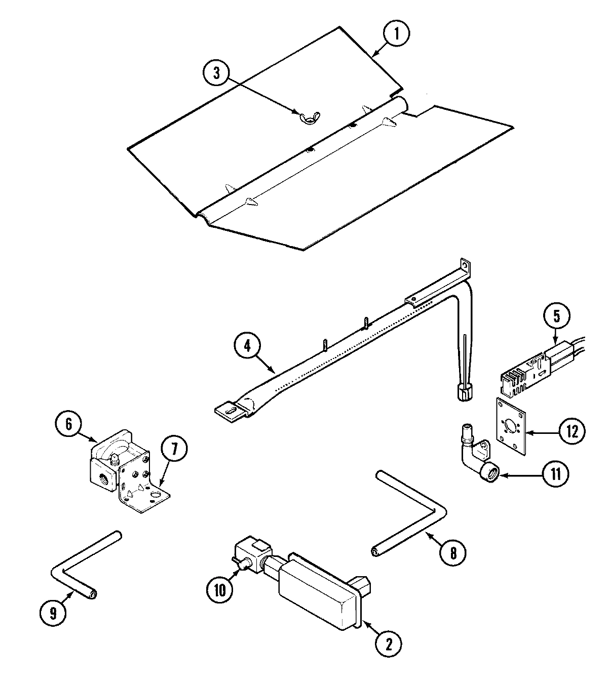 05 - OVEN BURNER ASSEMBLY