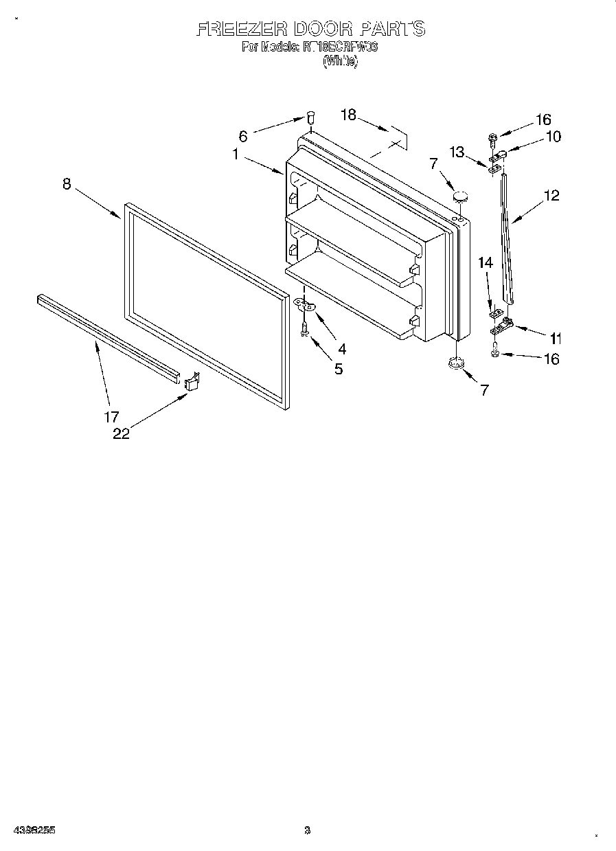 02 - FREEZER DOOR