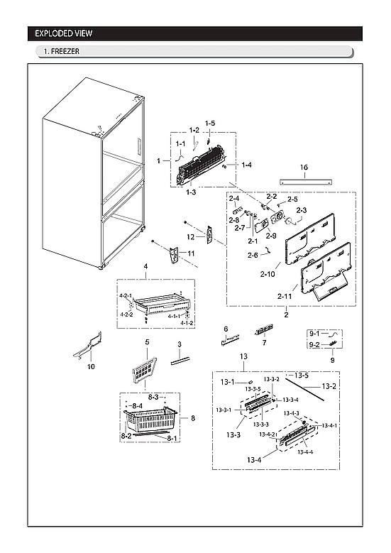 FREEZER PARTS