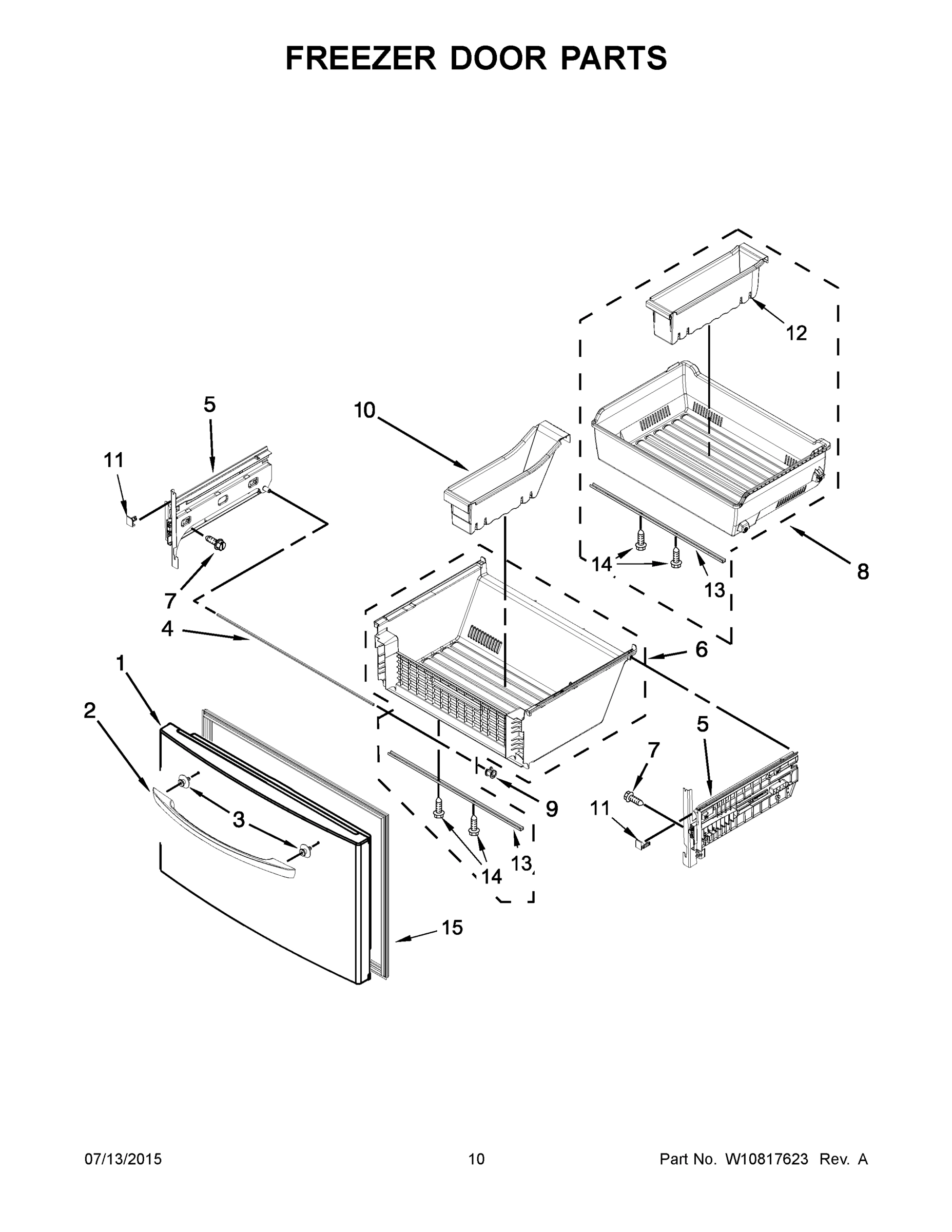 06 - FREEZER DOOR PARTS