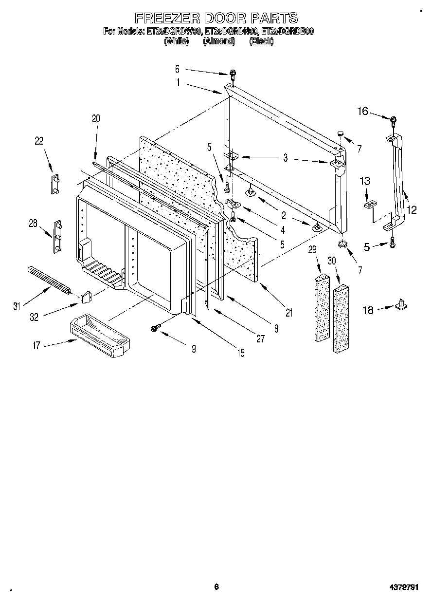 04 - FREEZER DOOR