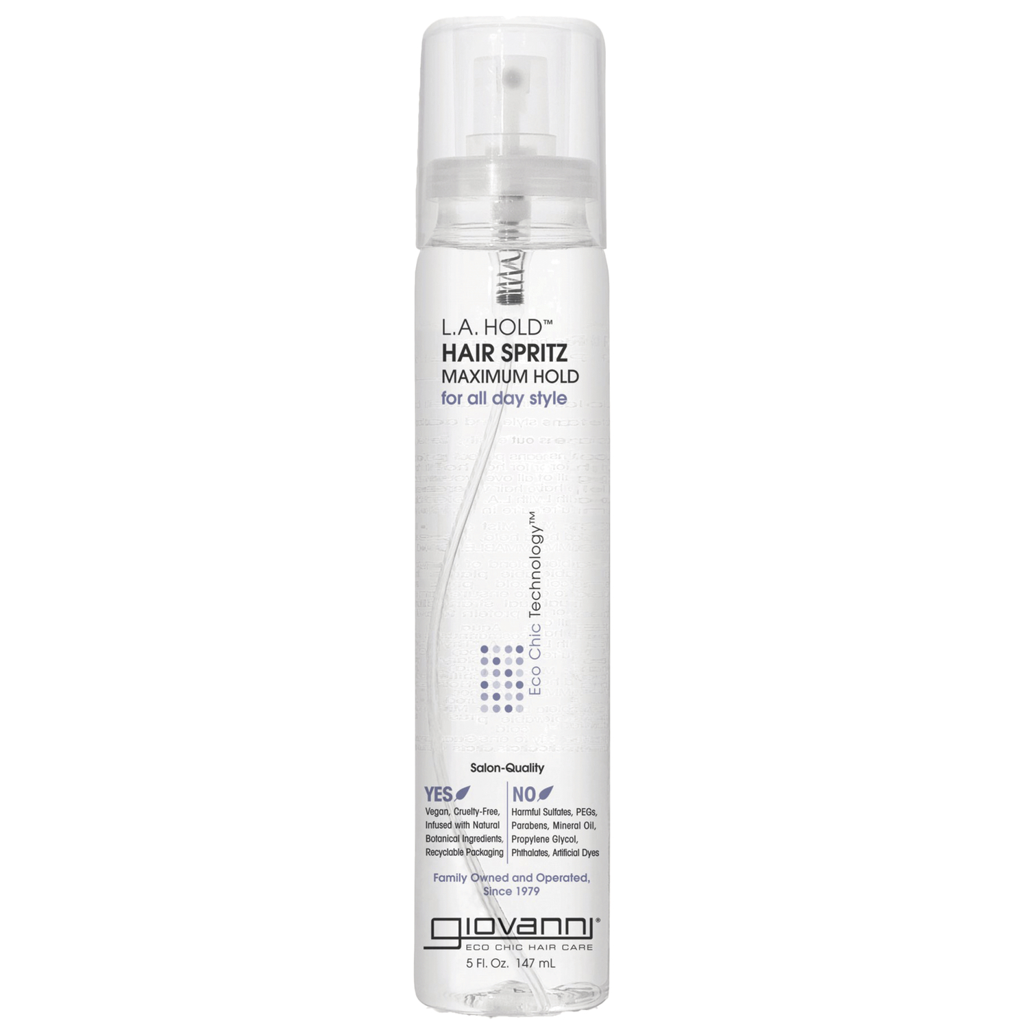 Giovanni L.A. Hold Hair Spritz | 5 fl oz Liquid