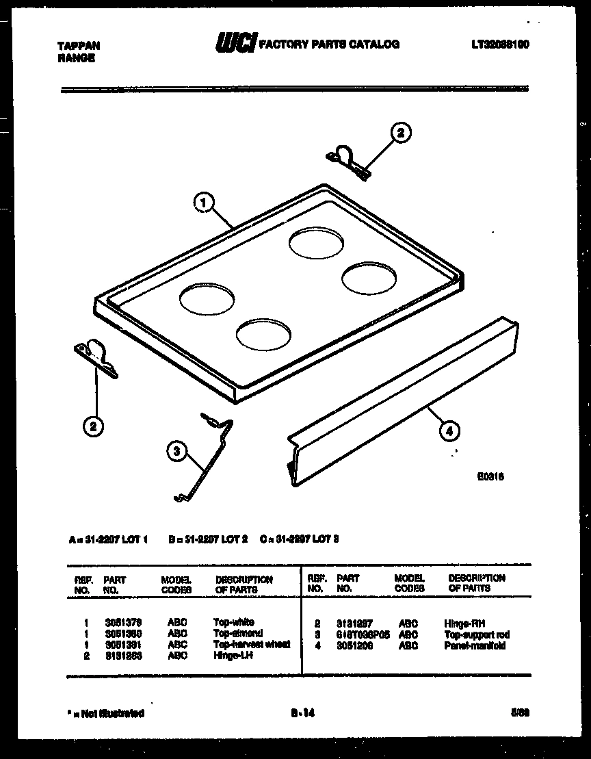 04 - COOKTOP PARTS