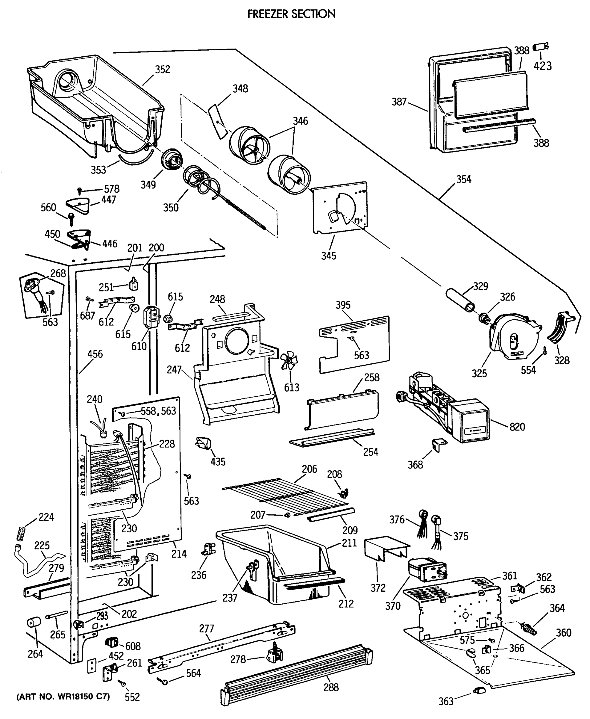 FREEZER SECTION