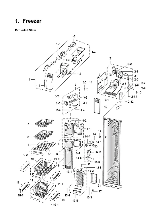 FREEZER PARTS