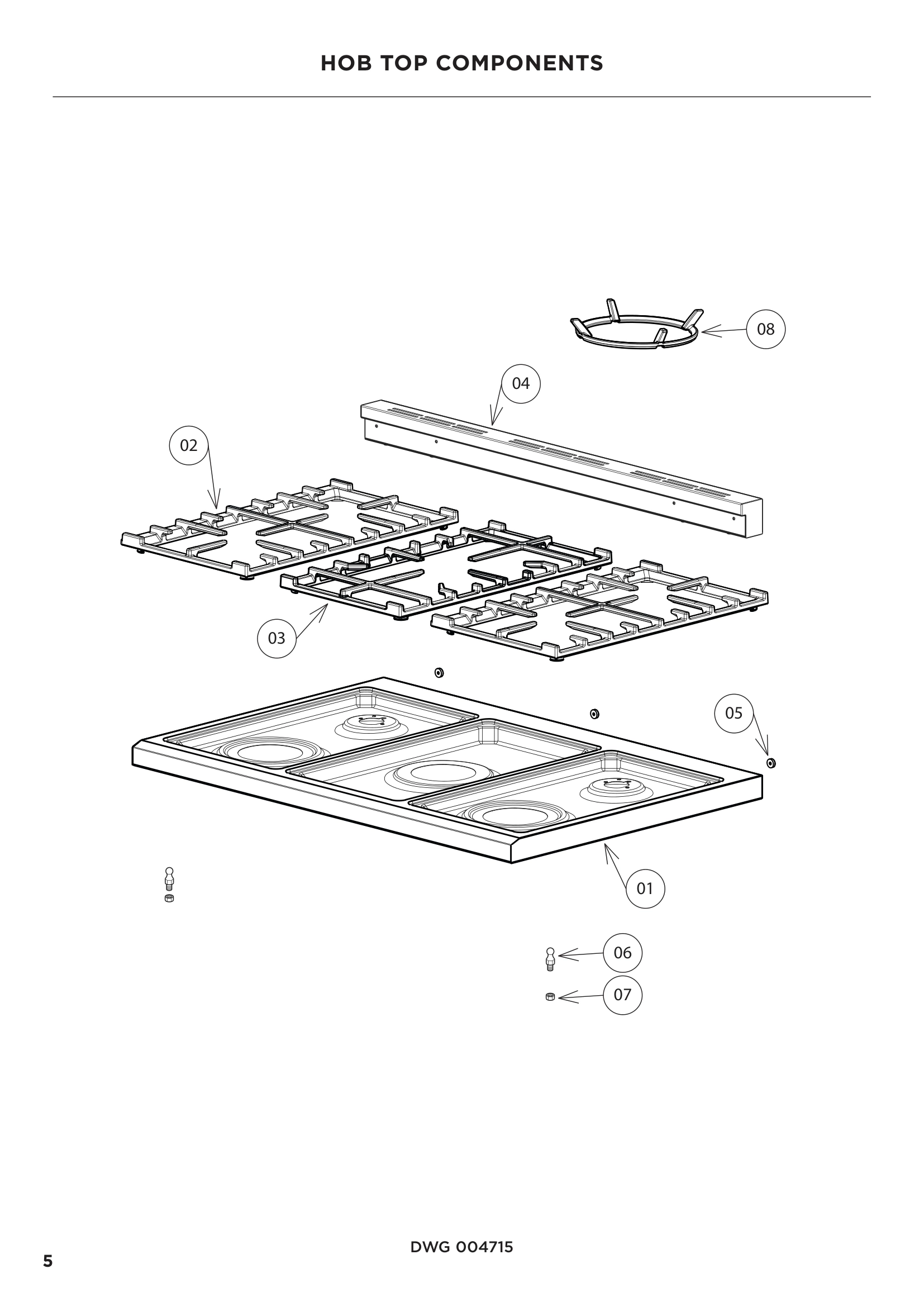 HOBTOP COMPONENTS