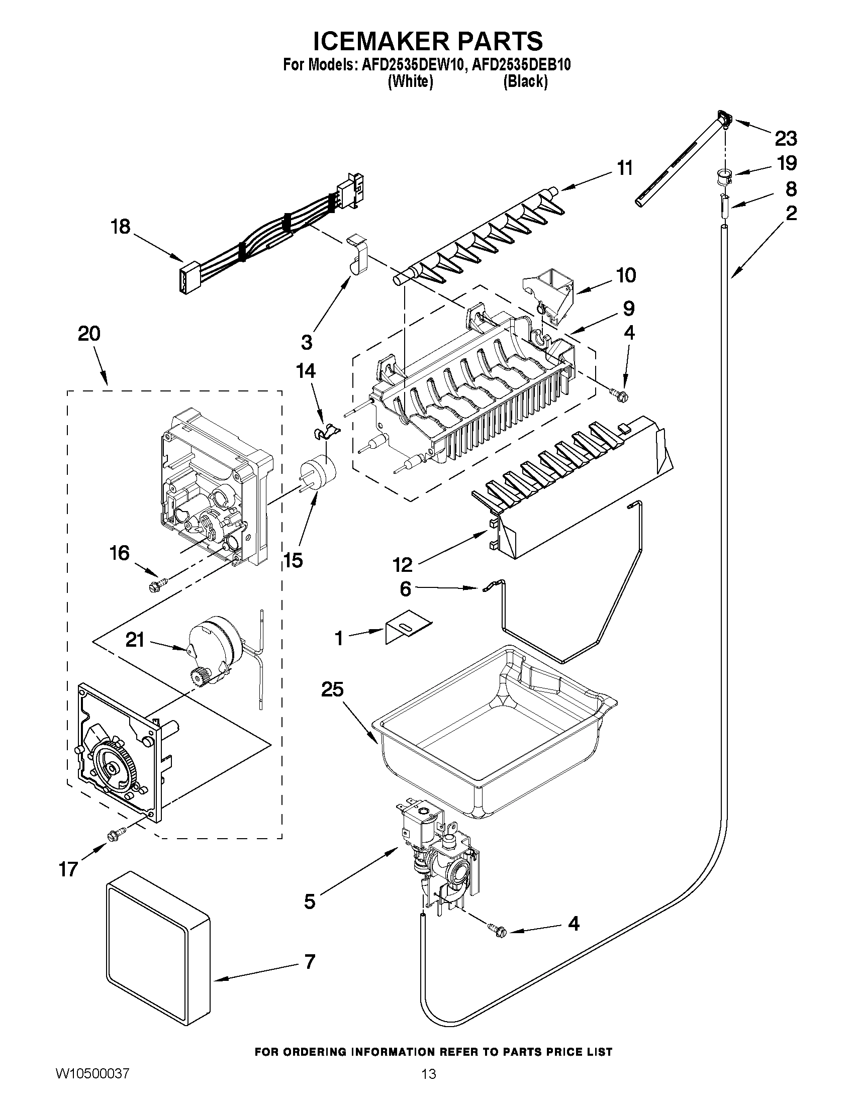 07 - ICEMAKER PARTS