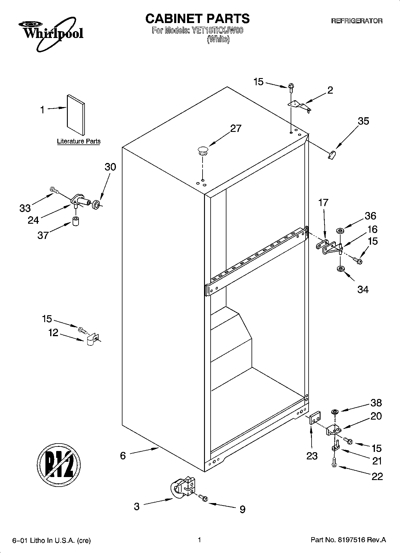01 - CABINET PARTS