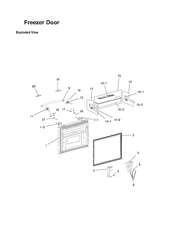 FREEZER DOOR PARTS