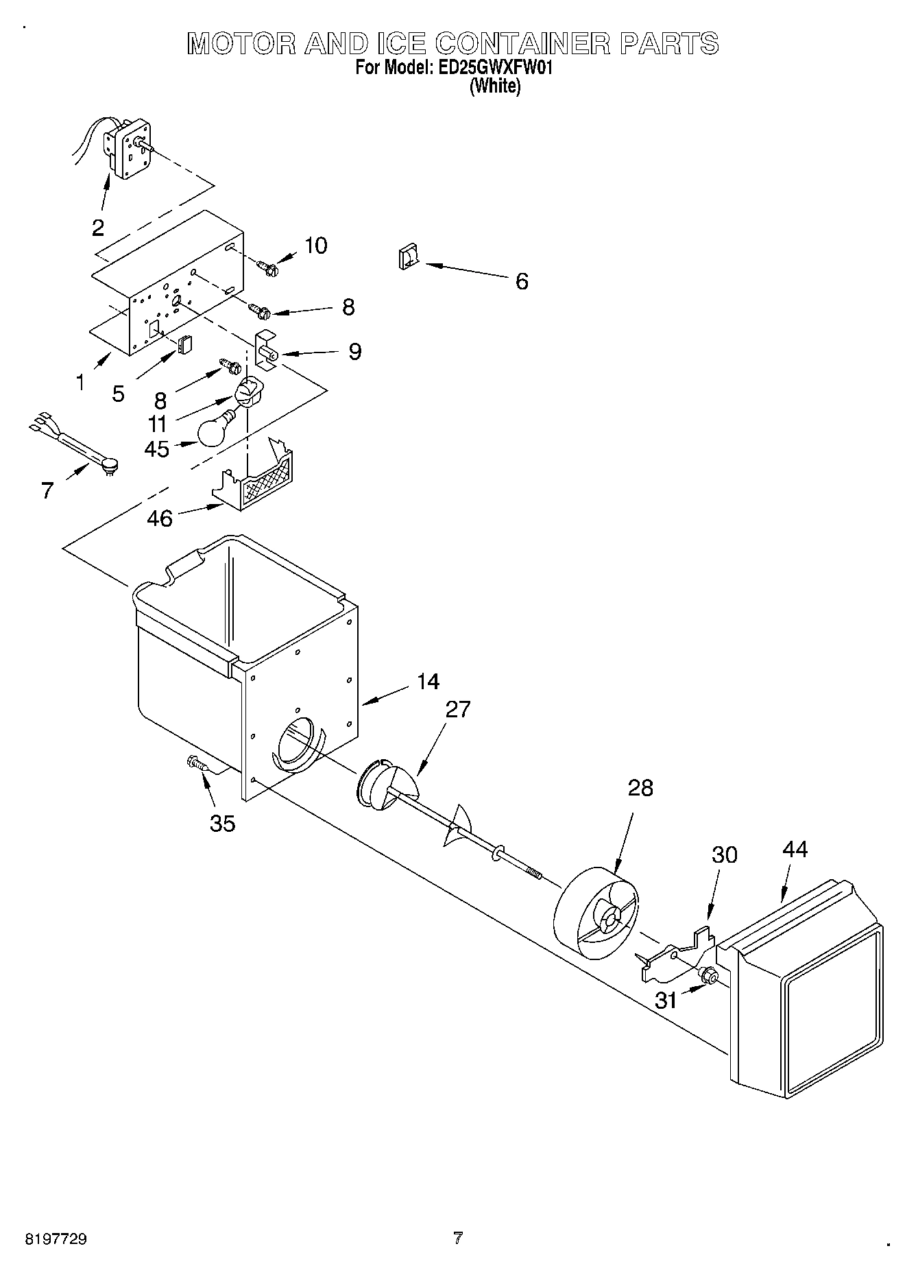 06 - MOTOR AND ICE CONTAINER