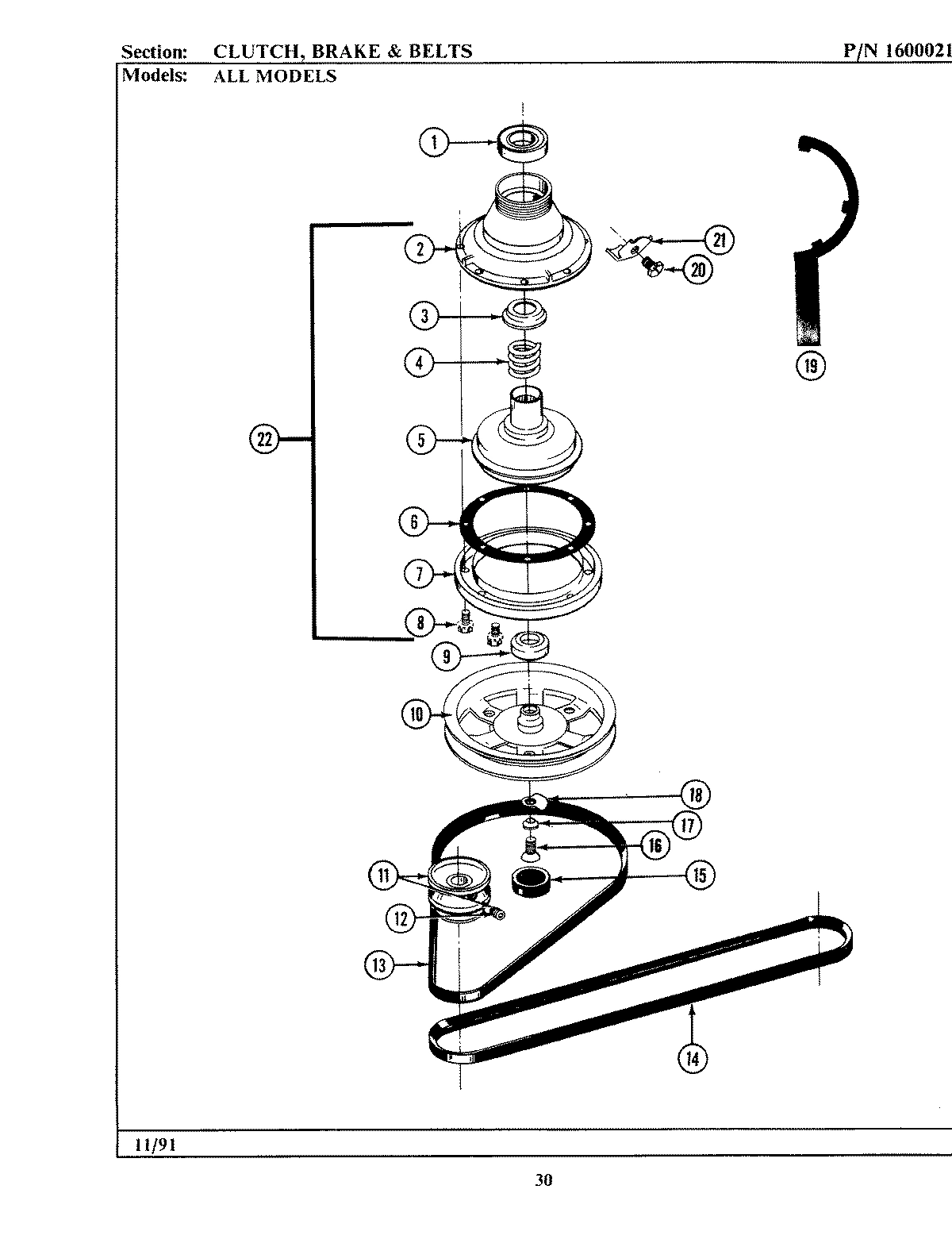03 - CLUTCH, BRAKE & BELTS