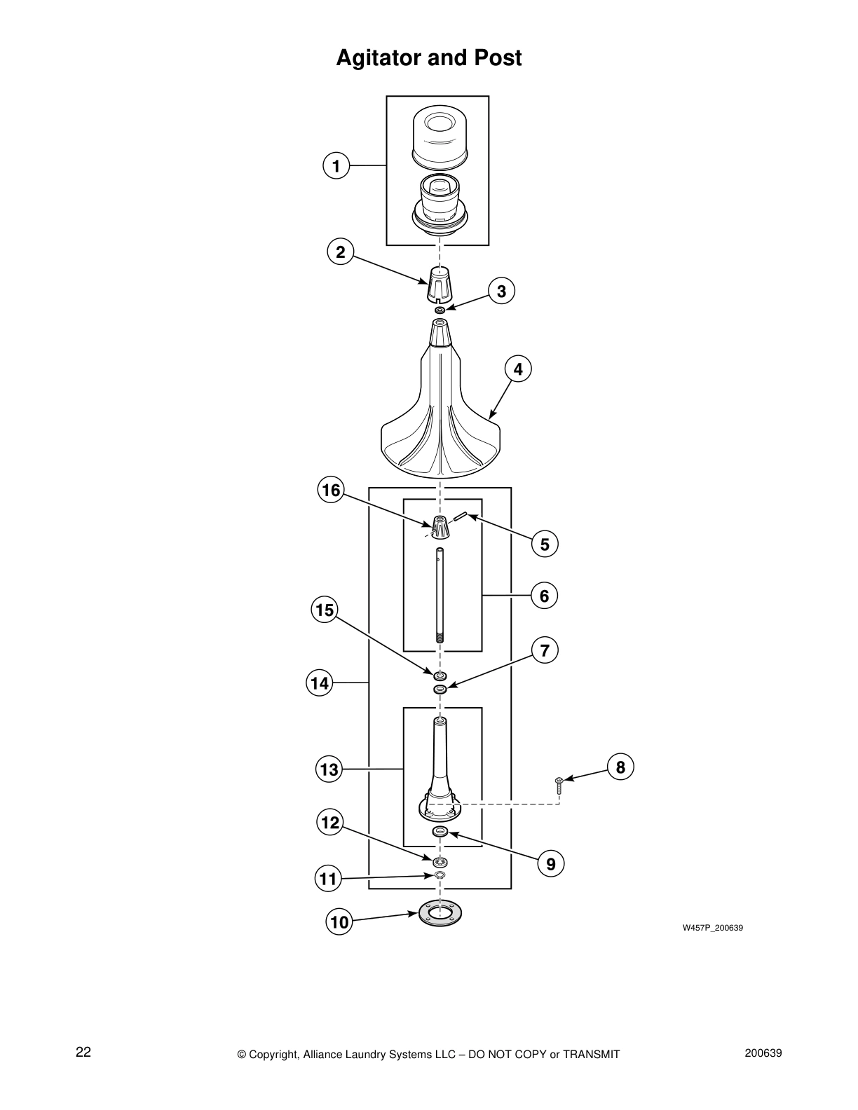 Agitator and Post