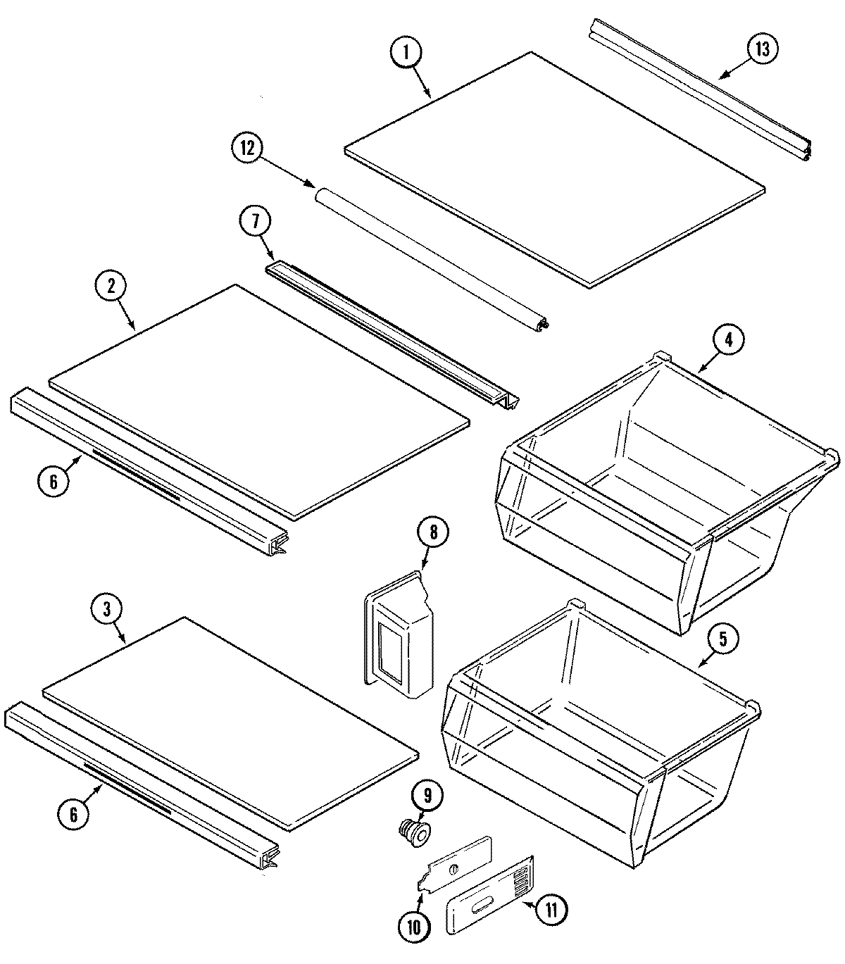 11 - SHELVES & ACCESSORIES