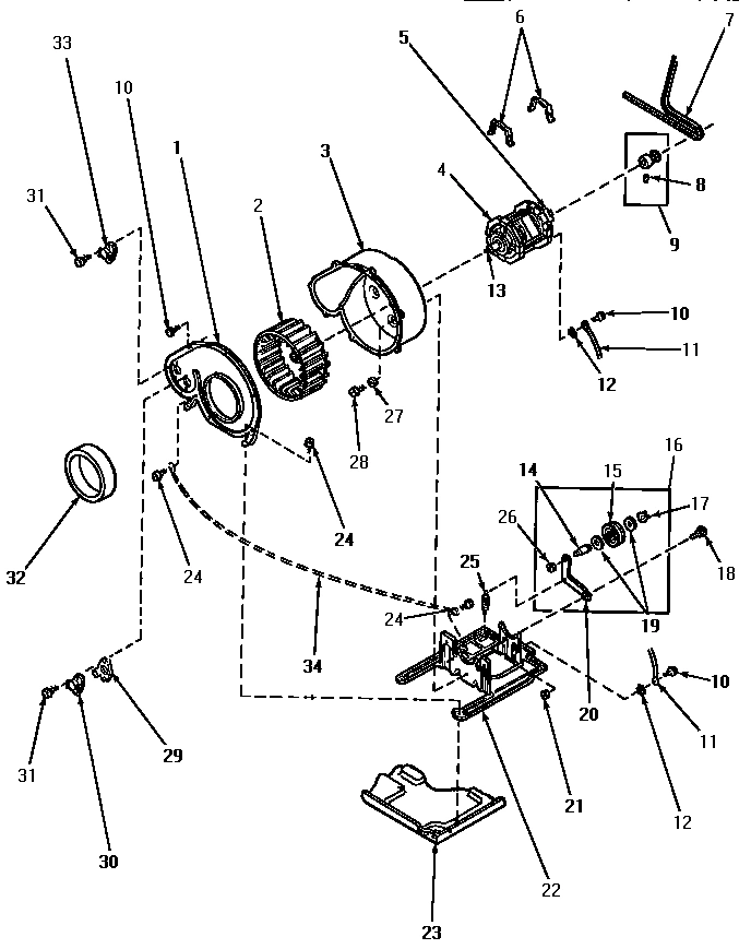 09 - MOTOR, EXHAUST FAN & BELT