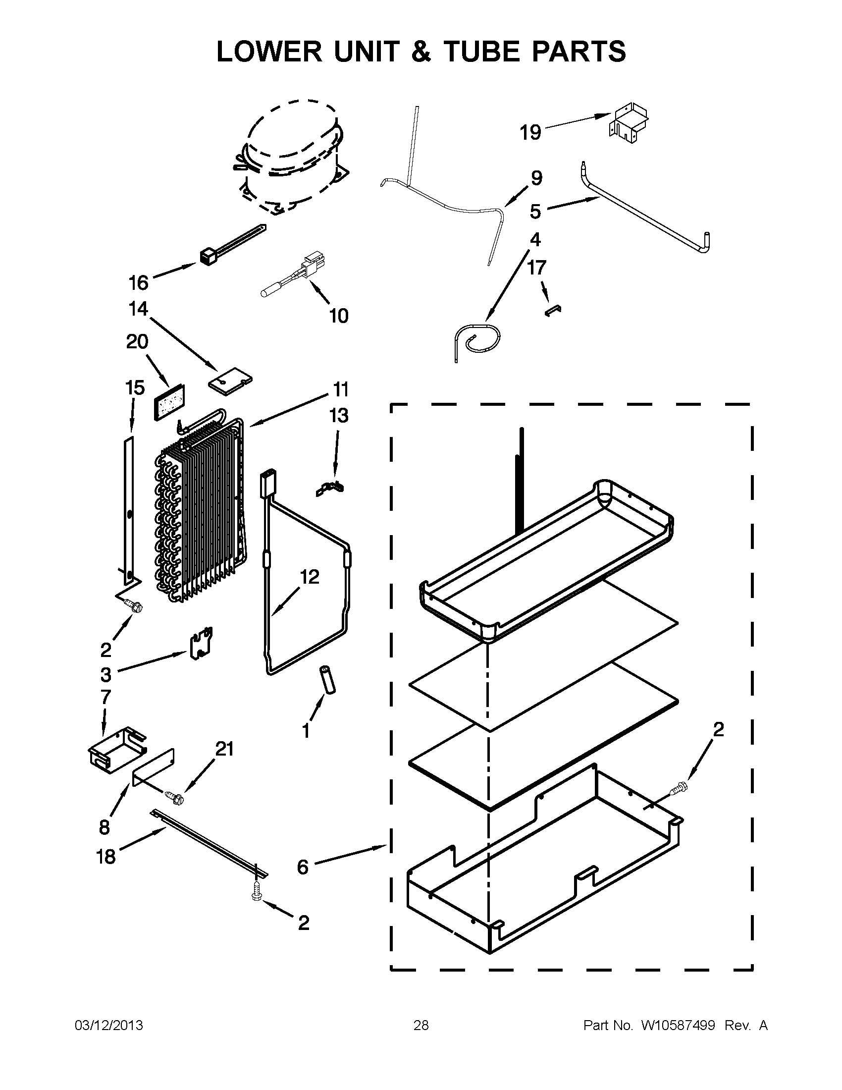 14 - LOWER UNIT & TUBE PARTS