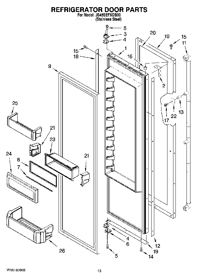09 - REFRIGERATOR DOOR PARTS