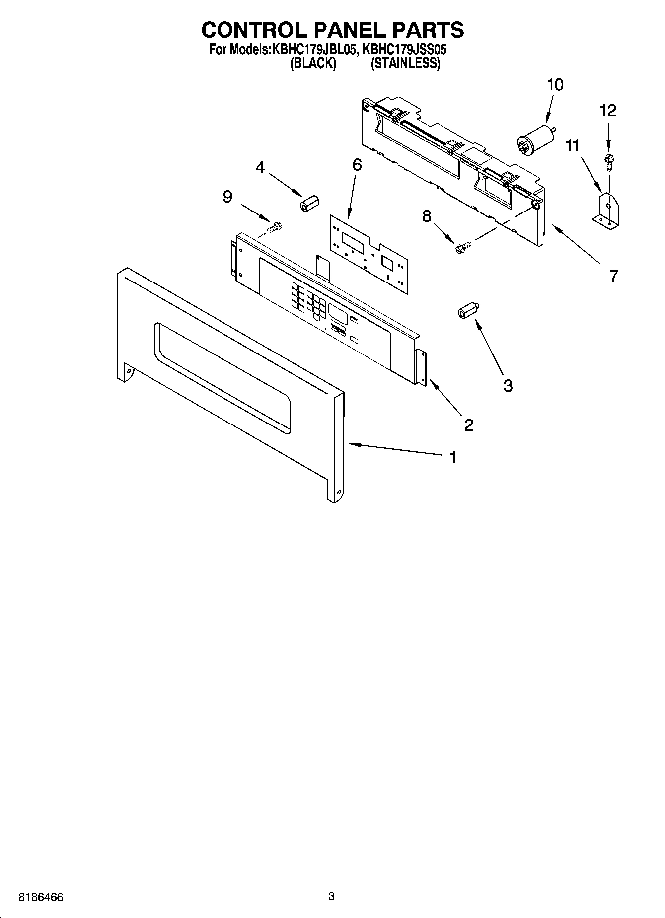 02 - CONTROL PANEL PARTS