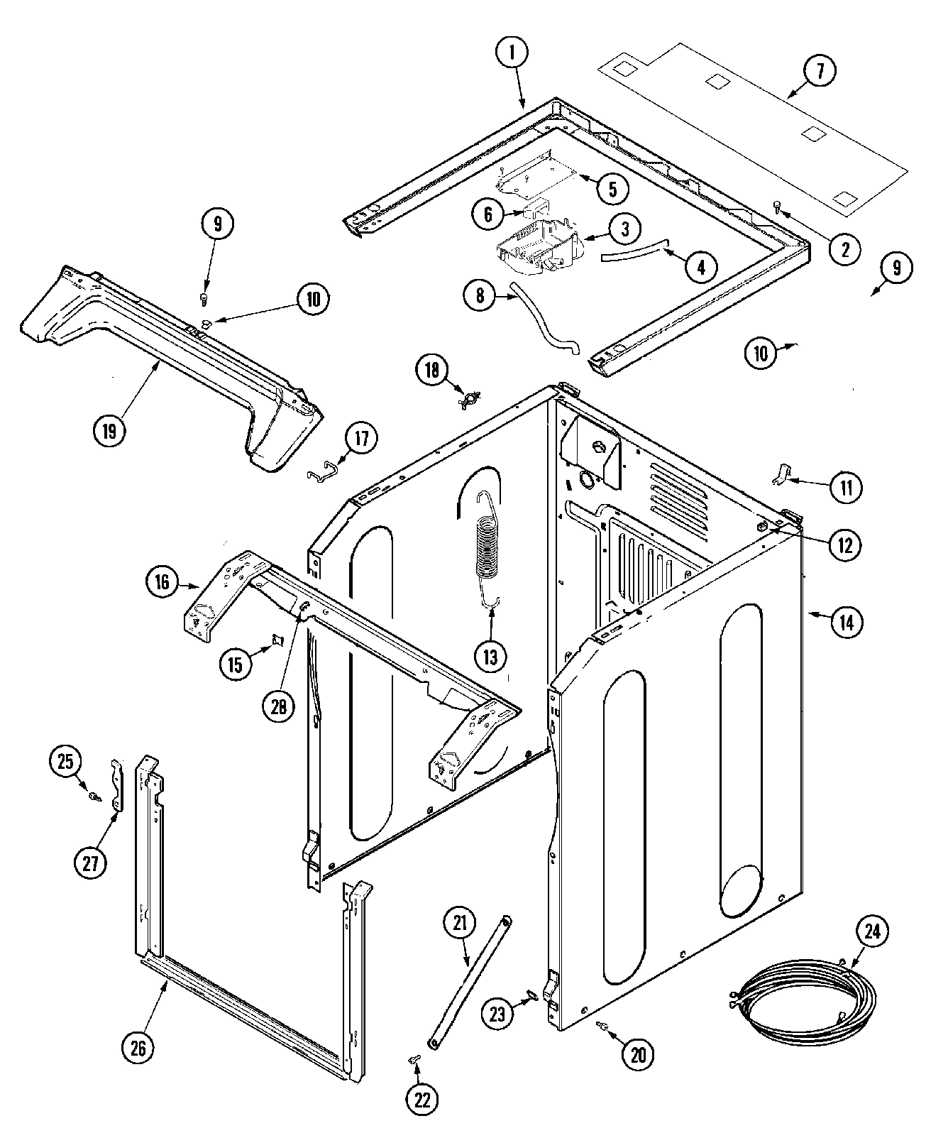 07 - CABINET-FRONT (WASHER)