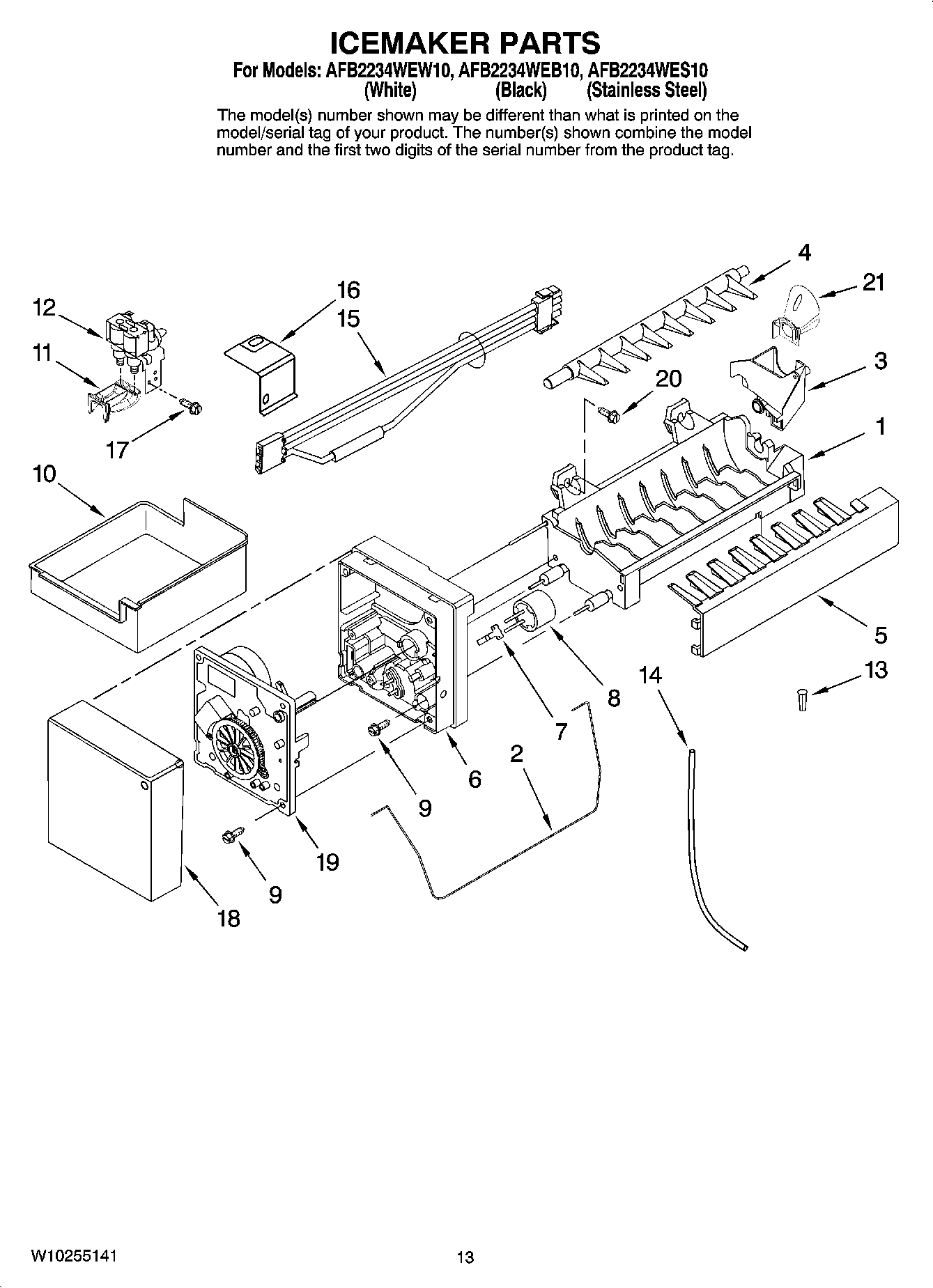 08 - ICEMAKER PARTS