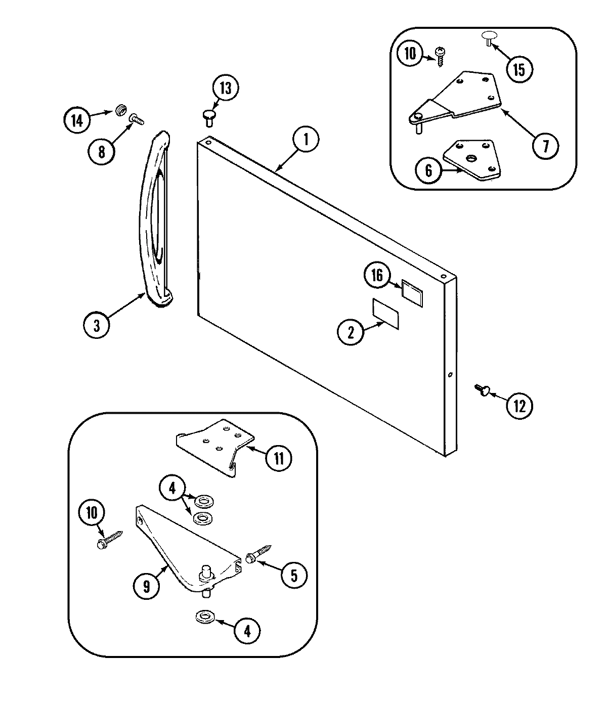 04 - FREEZER OUTER DOOR